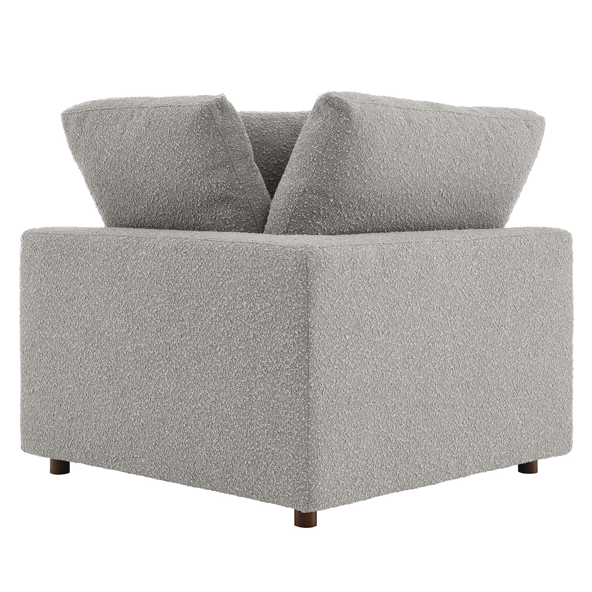 Commix Down Filled Overstuffed Boucle Fabric Corner Chair by Modway - Image 5