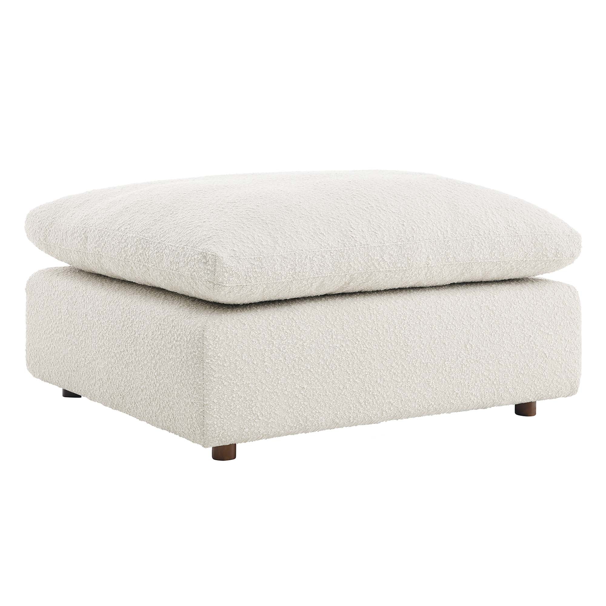 Commix Down Filled Overstuffed Boucle Fabric Ottoman by Modway - Image 20