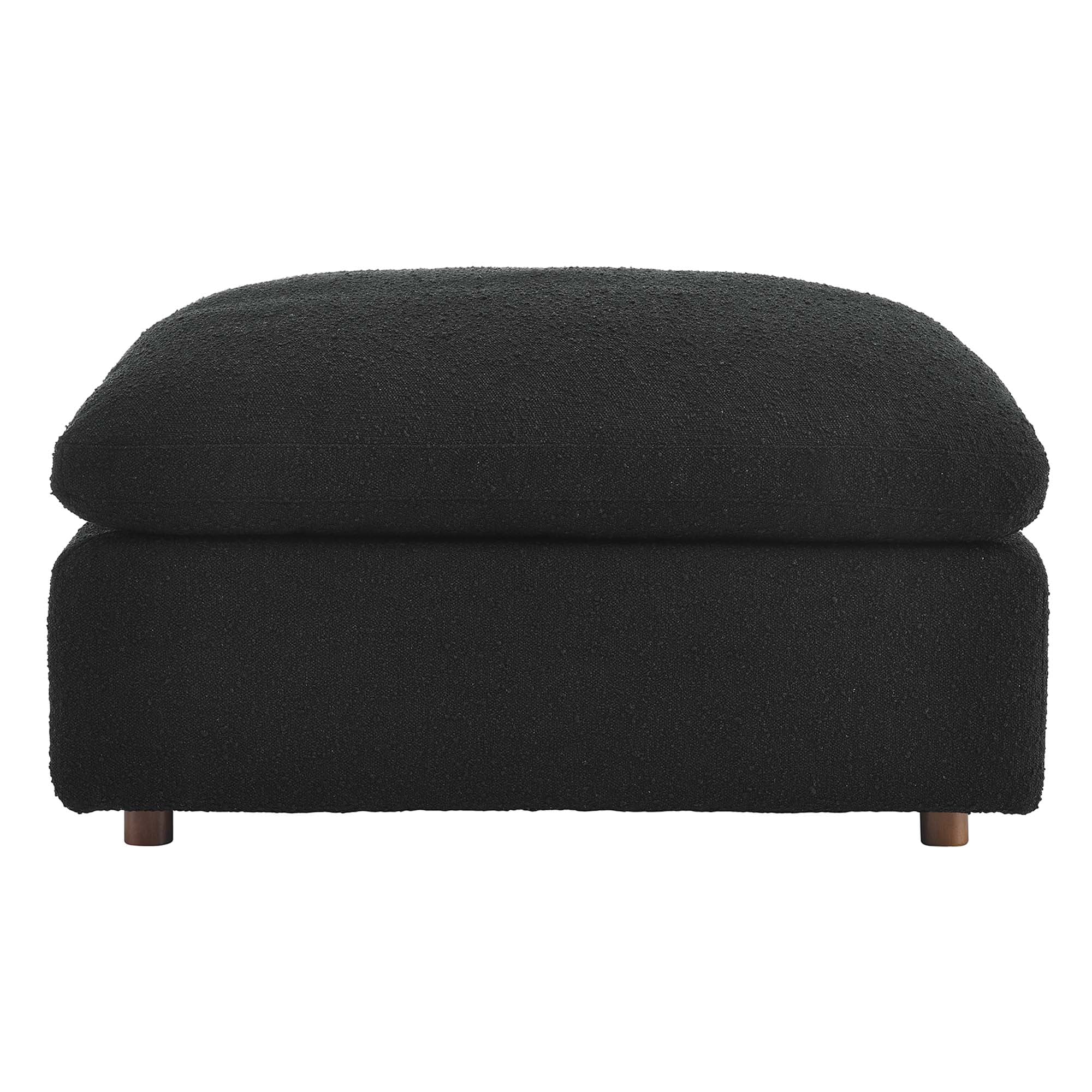 Commix Down Filled Overstuffed Boucle Fabric Ottoman by Modway - Image 5