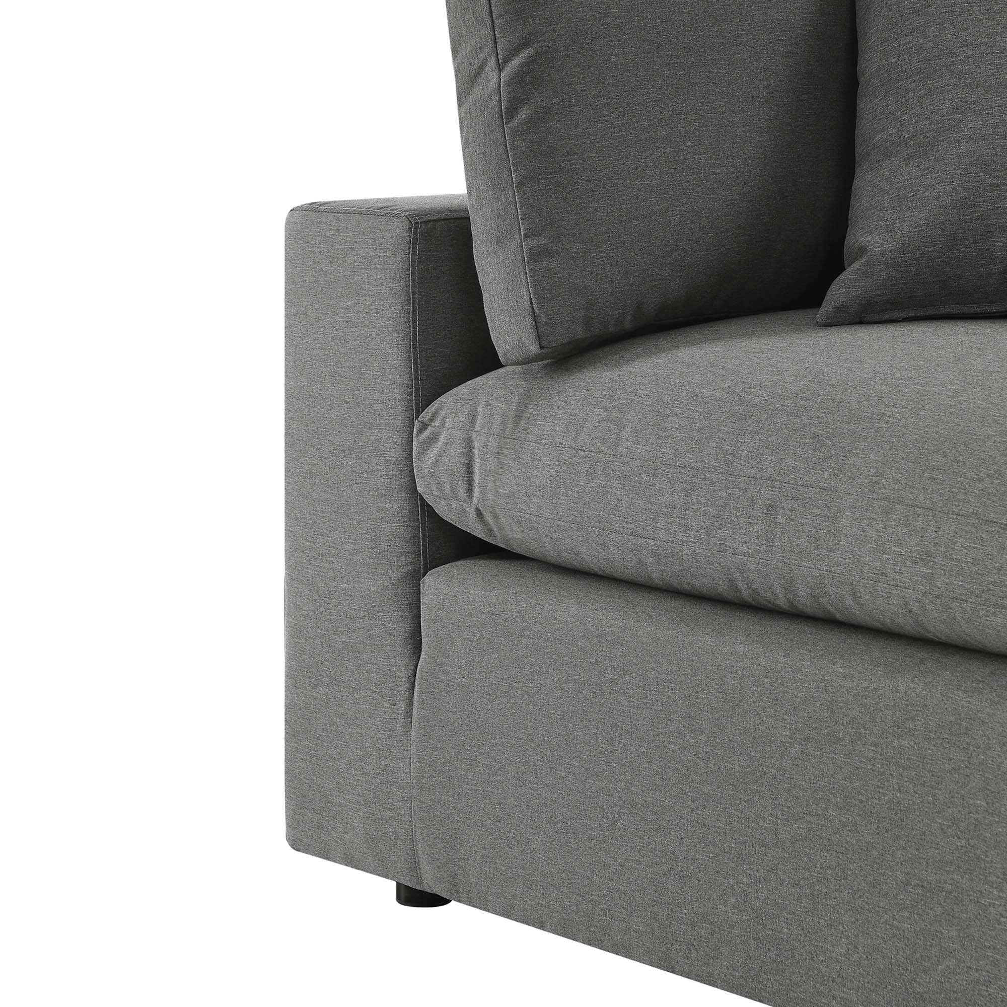 Commix Overstuffed Outdoor Patio Armless Chair by Modway - Image 12