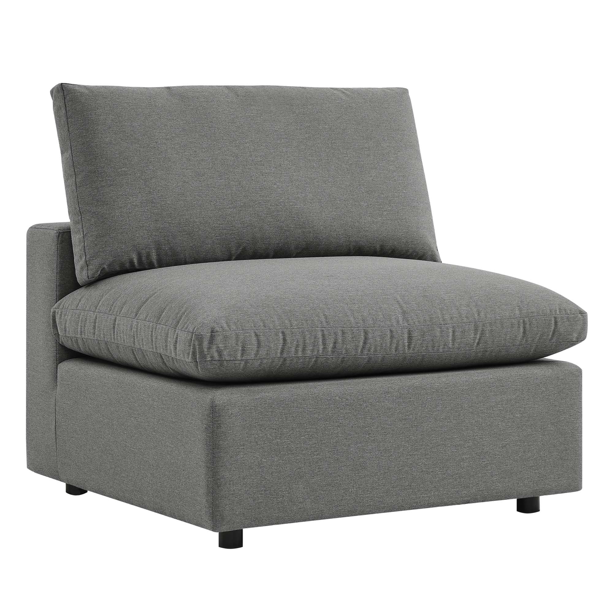 Commix Overstuffed Outdoor Patio Armless Chair by Modway - Image 14