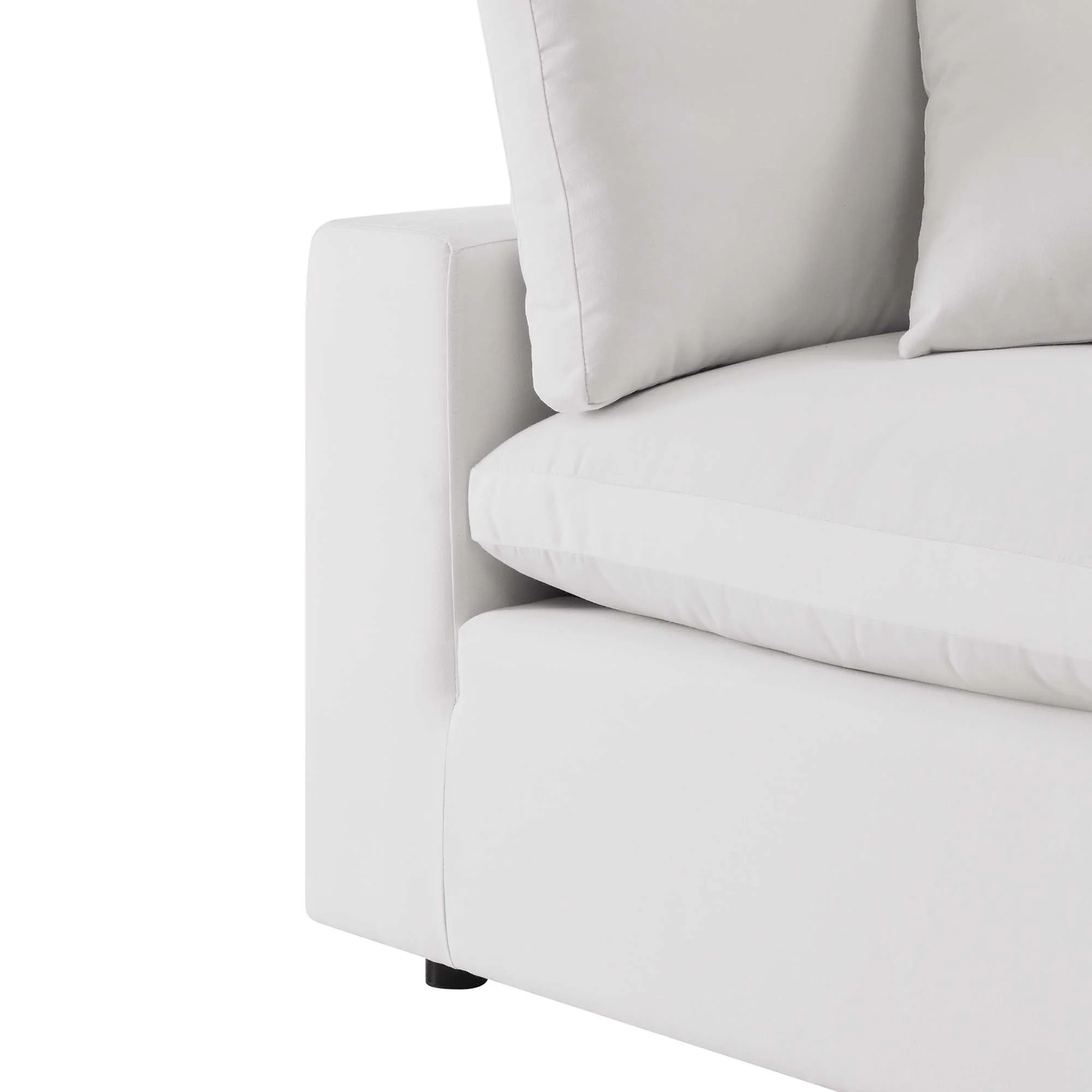 Commix Overstuffed Outdoor Patio Armless Chair by Modway - Image 3