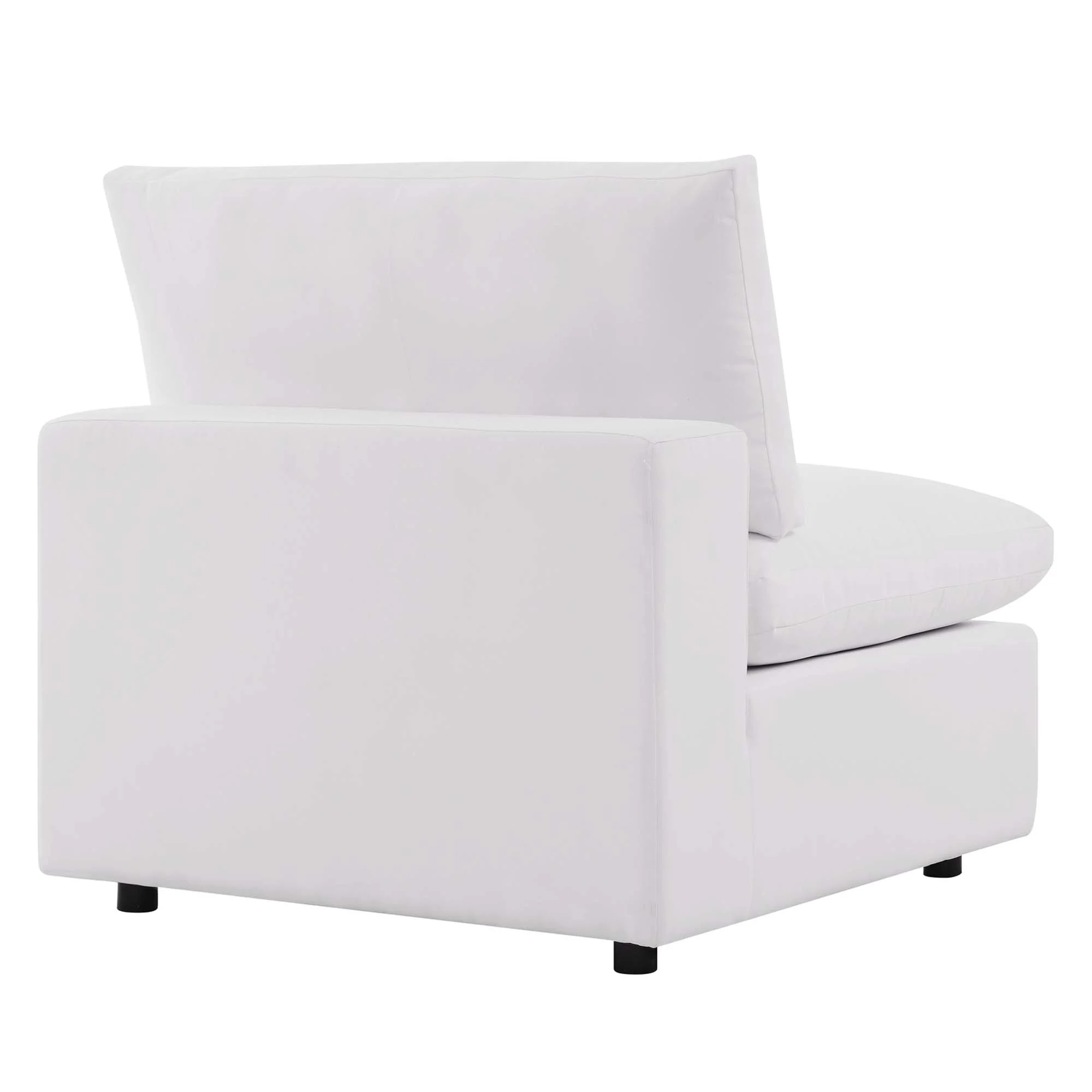 Commix Overstuffed Outdoor Patio Armless Chair by Modway - Image 5
