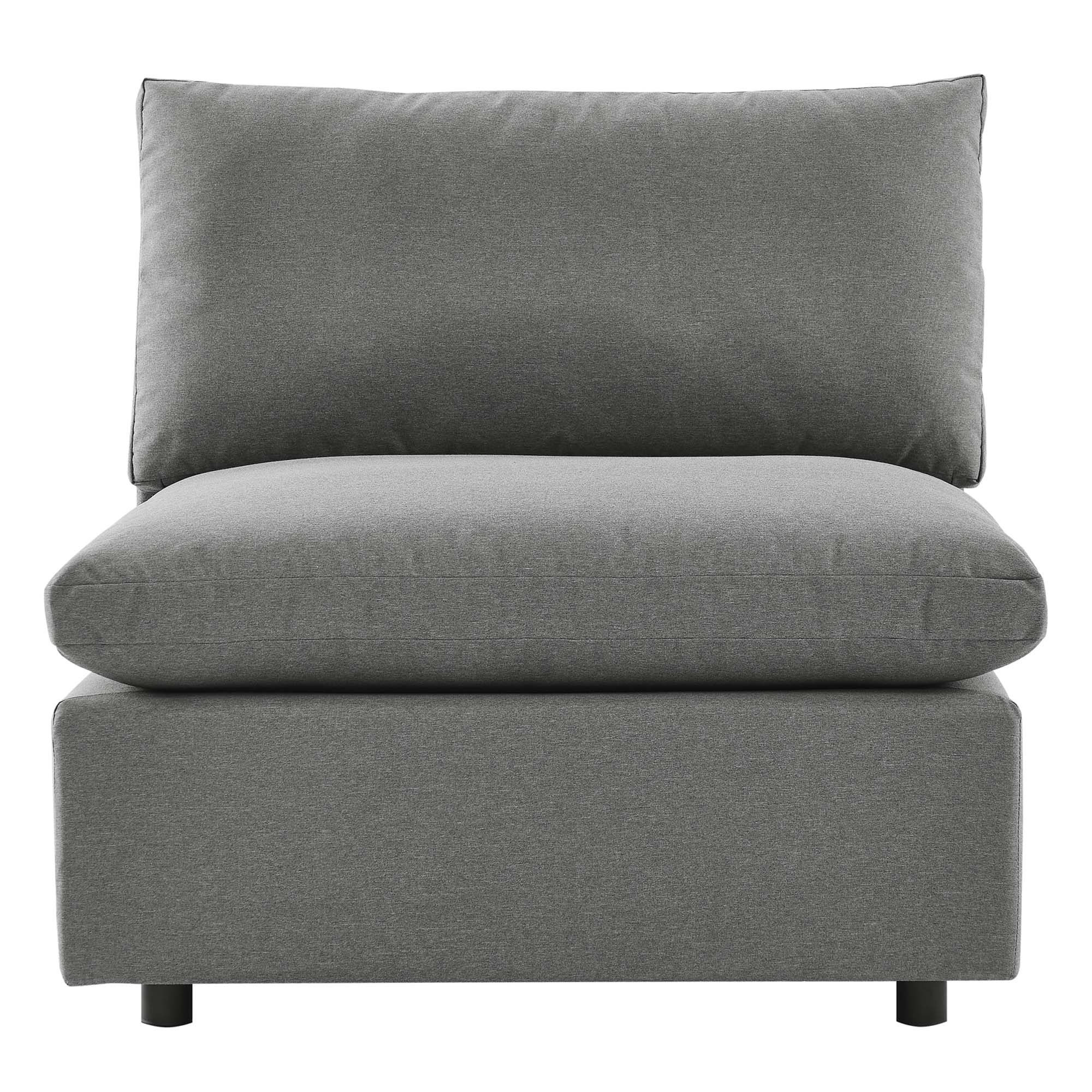 Commix Overstuffed Outdoor Patio Armless Chair by Modway - Image 9