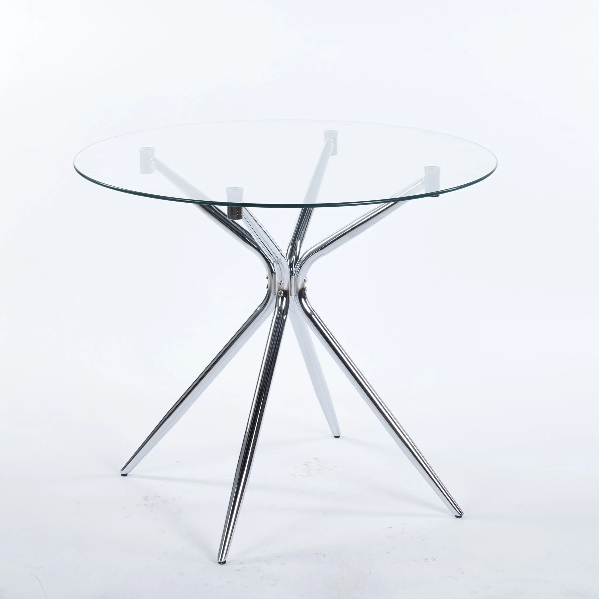 Compact Dining Table With Glass Top - Image 2