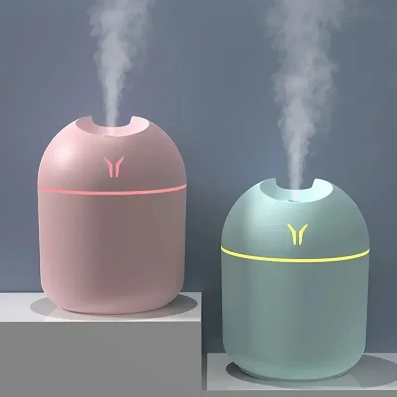 Compact USB Aroma Diffuser Humidifier with LED Night Light for Home and Car Use - Image 2