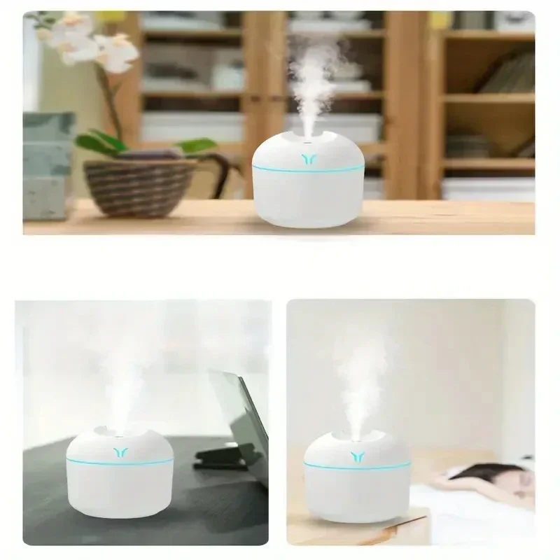 Compact USB Aroma Diffuser Humidifier with LED Night Light for Home and Car Use - Image 4