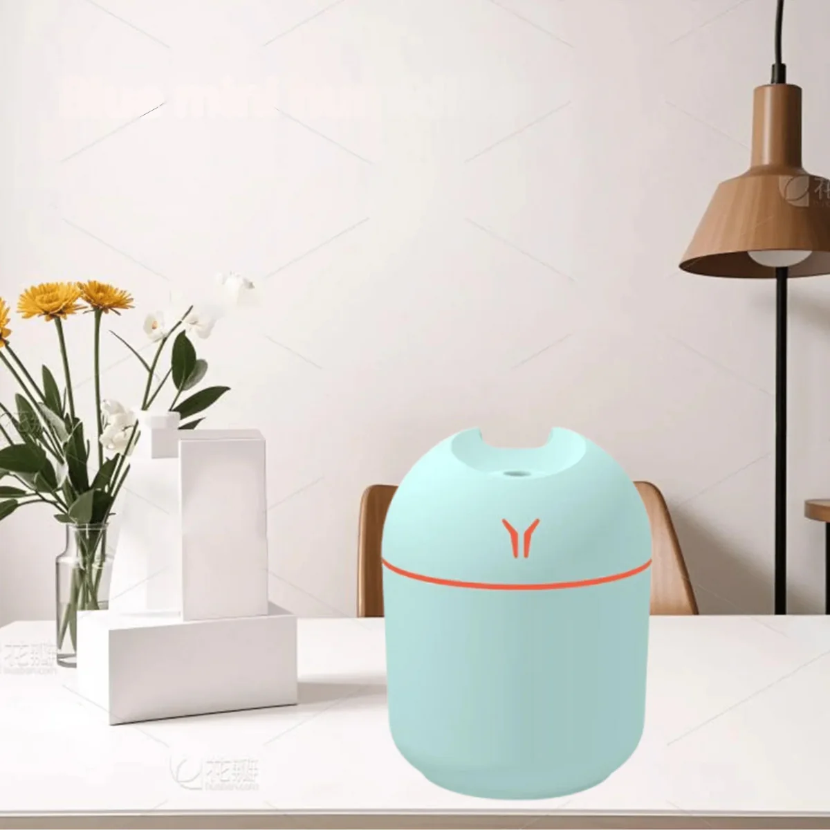 Compact USB Aroma Diffuser Humidifier with LED Night Light for Home and Car Use - Image 9