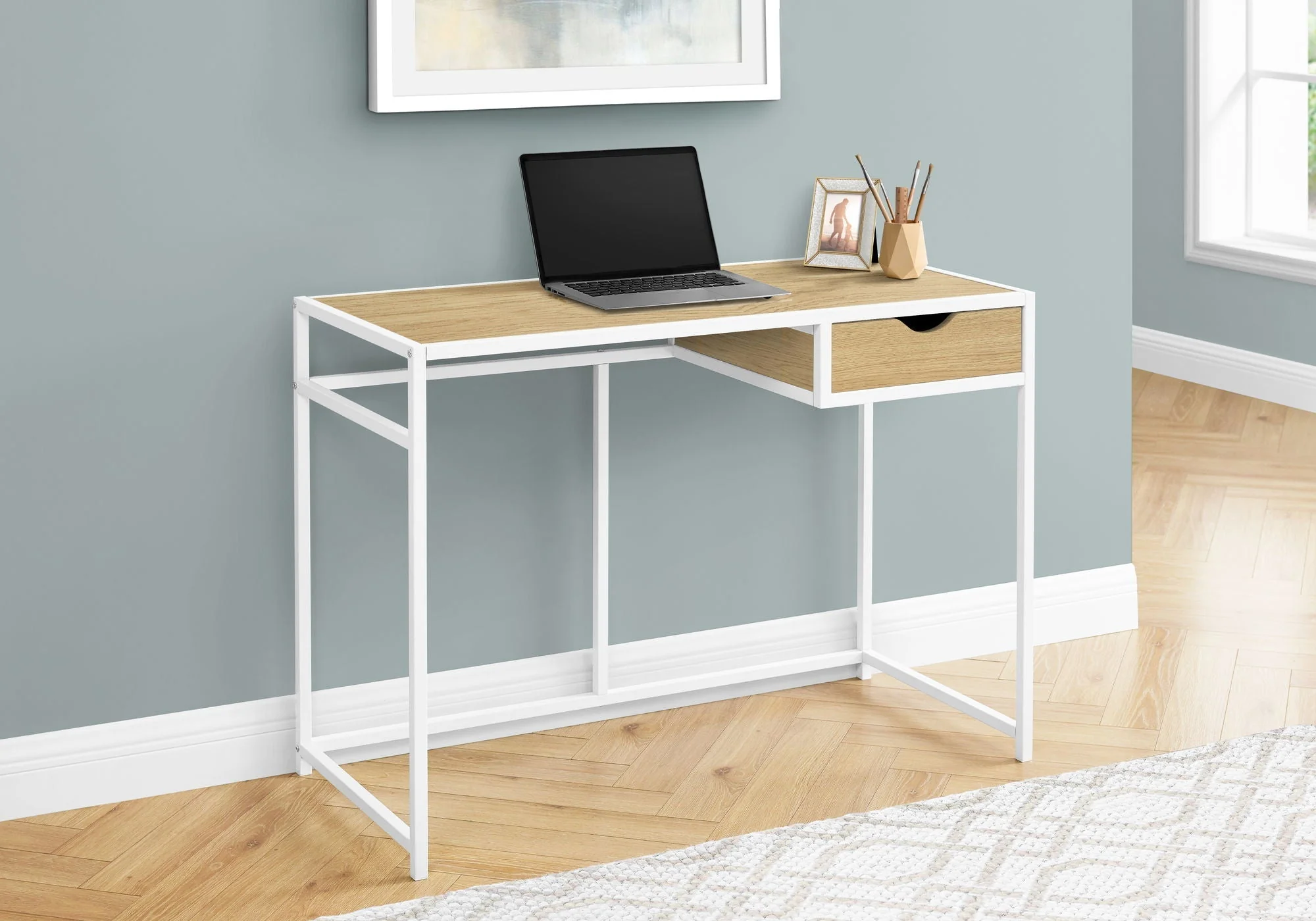 Computer Desk For Home Office, 1 Storage Drawer, Contemporary & Modern - Image 13