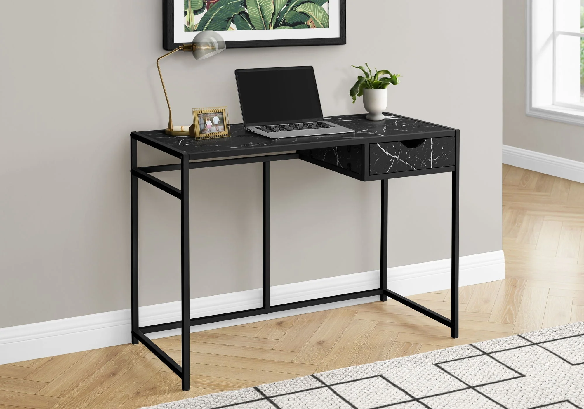 Computer Desk For Home Office, 1 Storage Drawer, Contemporary & Modern - Image 14