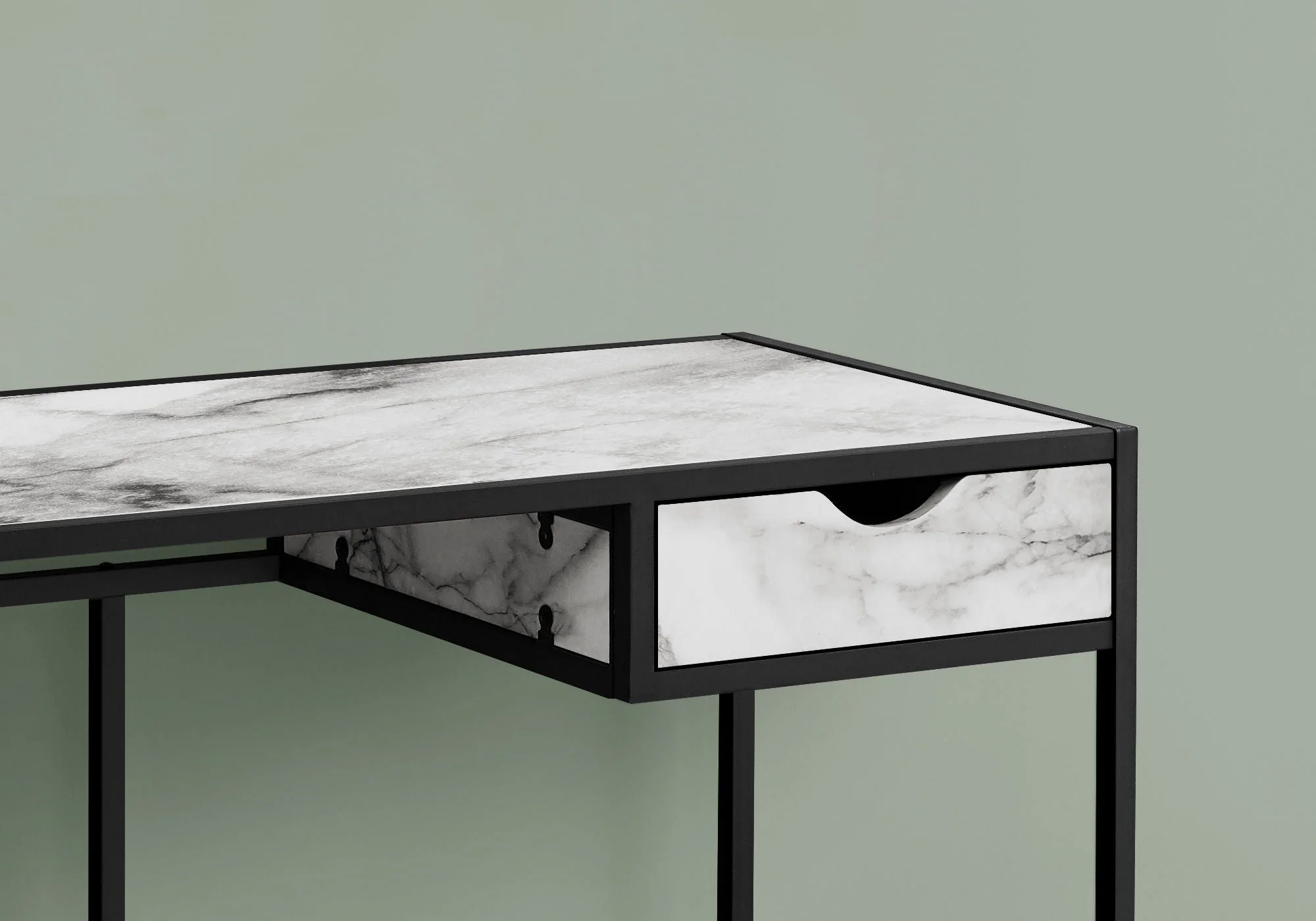 Computer Desk For Home Office, 1 Storage Drawer, Contemporary & Modern - Image 7