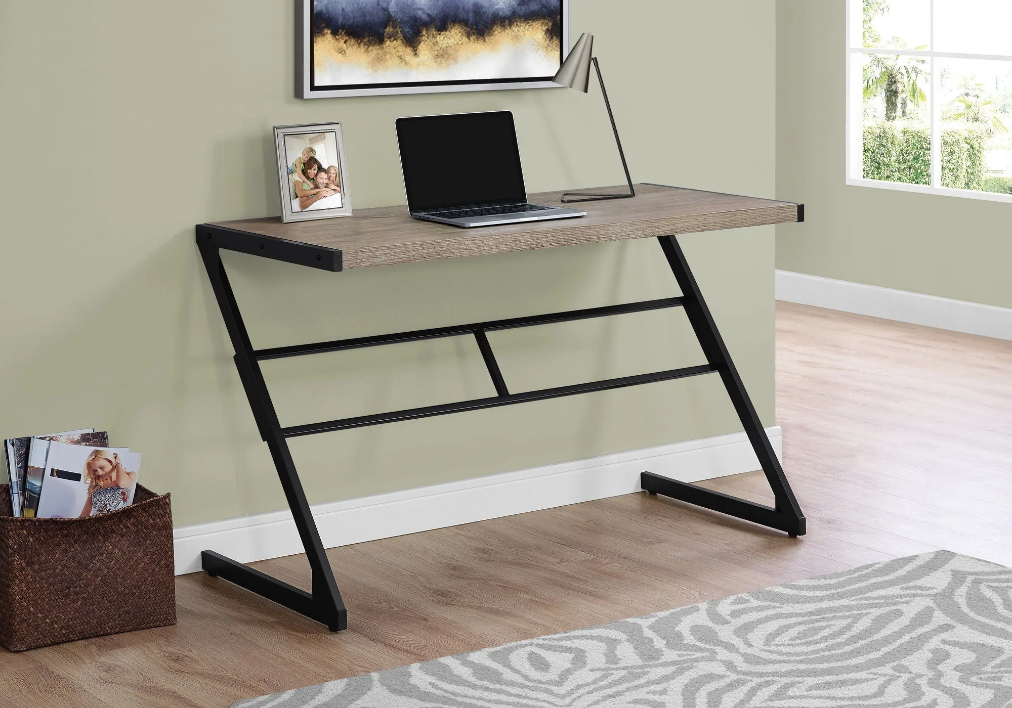 Computer Desk For Home Office, Chic Modern Design, Contemporary & Modern - Image 7