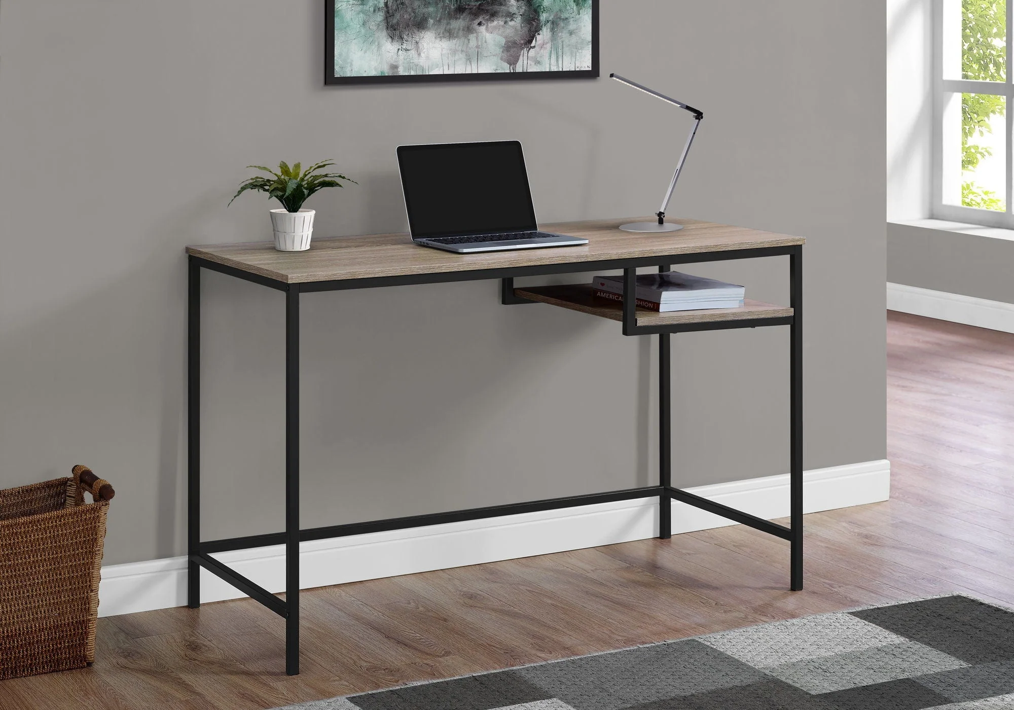 Computer Desk For Home Office, Compact Modern Design, Contemporary & Modern - Image 4