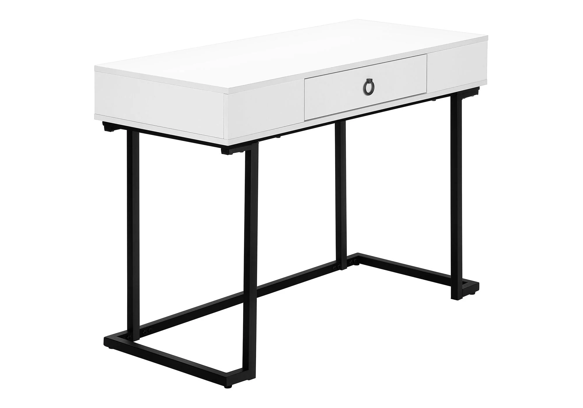 Computer Desk For Home Office, Glossy, Storage Drawer - Image 6