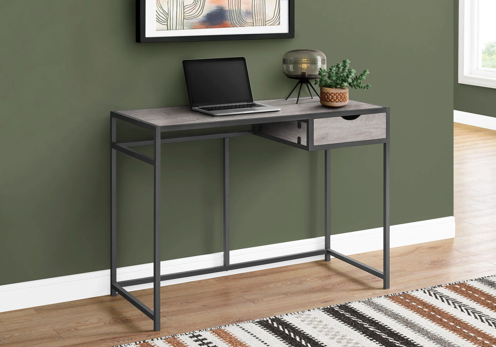 Computer Desk For Home Office, Laptop, 1 Storage Drawer, Contemporary & Modern - Image 16