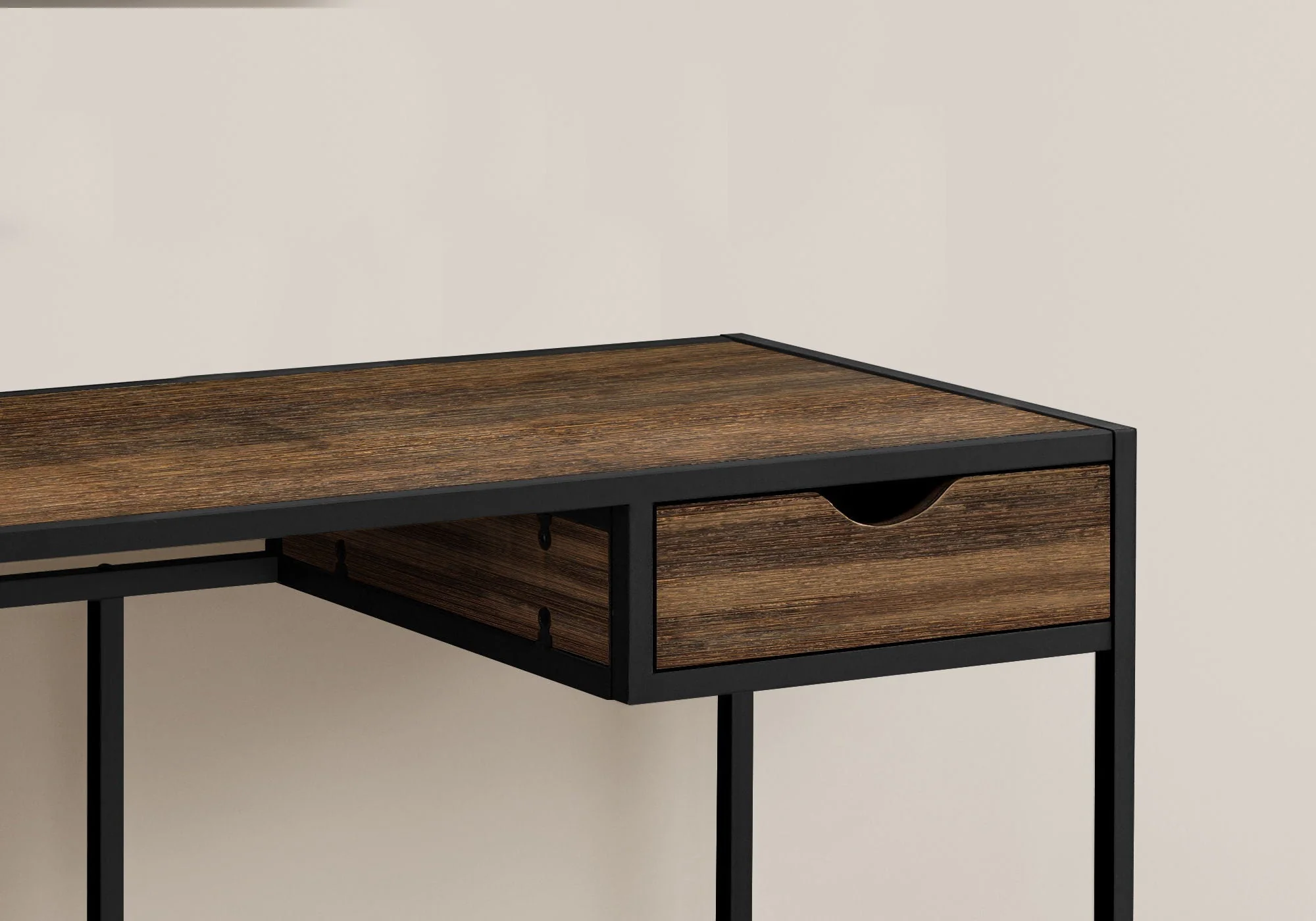 Computer Desk For Home Office, Laptop, 1 Storage Drawer, Contemporary & Modern - Image 9