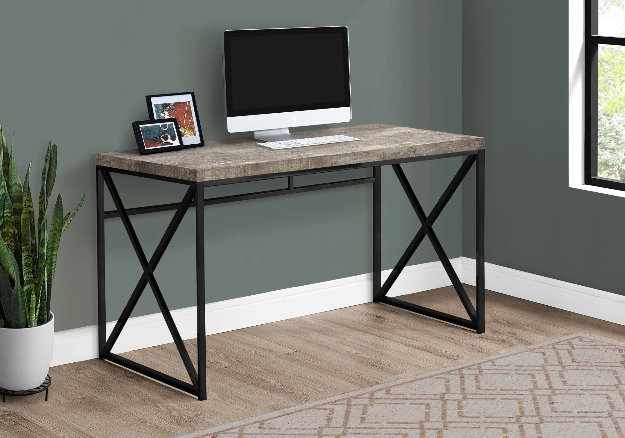 Computer Desk For Home Office, Laptop, Glossy Contemporary & Modern - Image 11