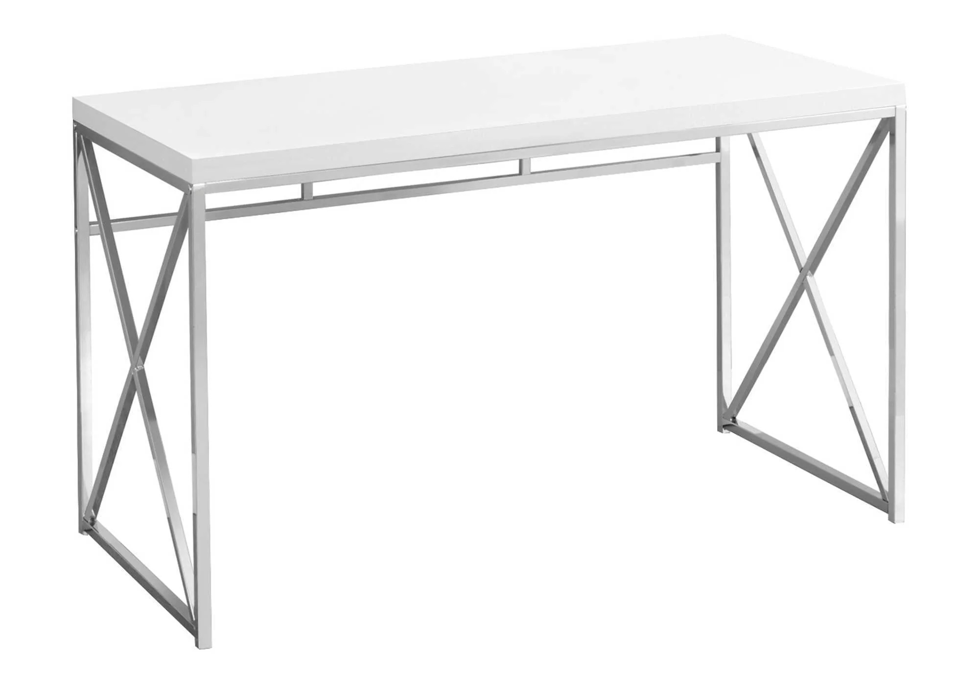 Computer Desk For Home Office, Laptop, Glossy Contemporary & Modern - Image 4