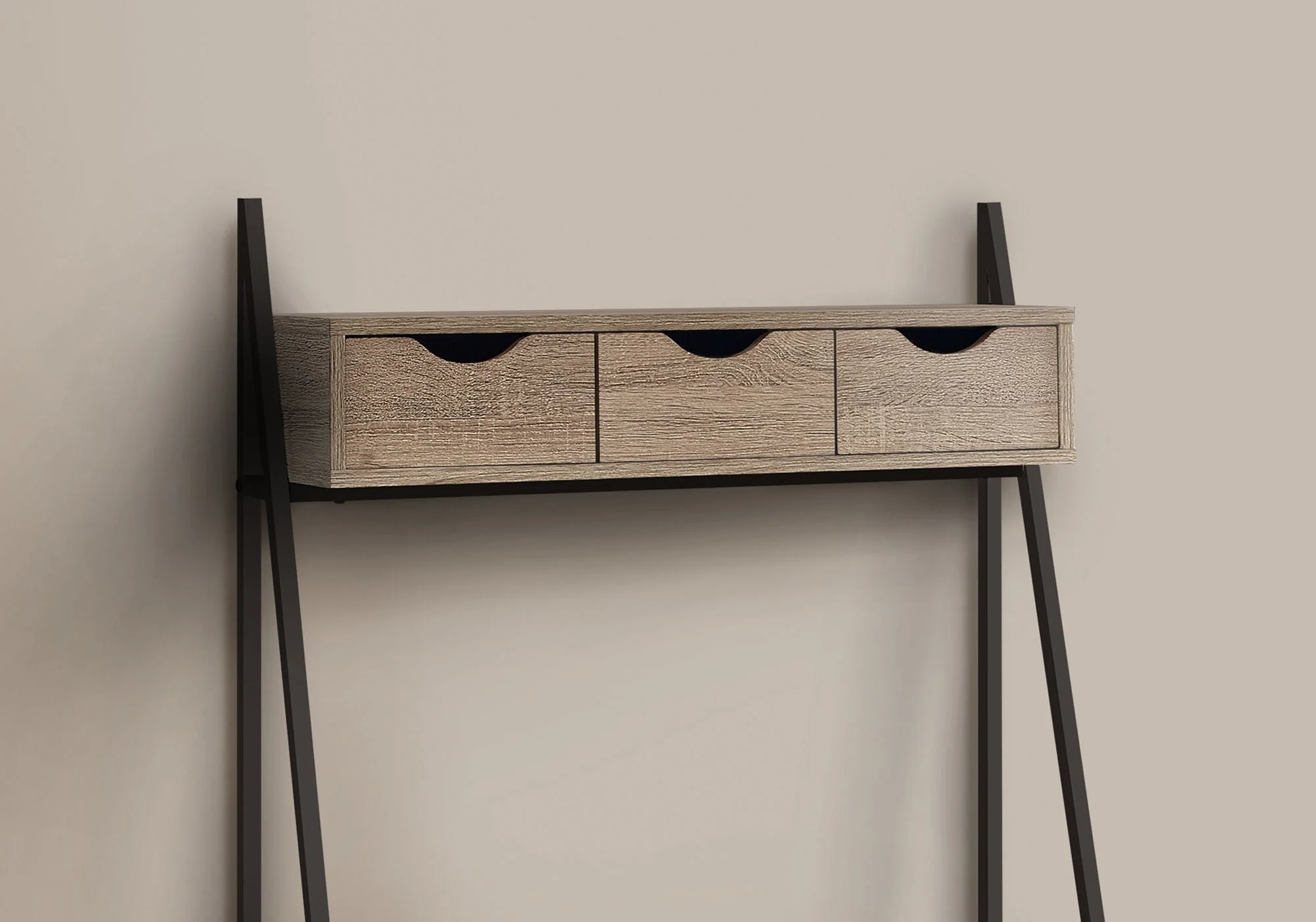 Computer Desk For Home Office, Laptop, Leaning, Storage Drawers, Contemporary & Modern - Image 10