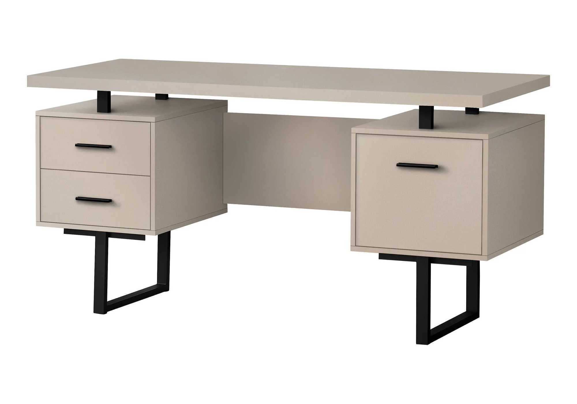Computer Desk For Home Office, Laptop, Left, Right Set - Up, Storage Drawers, Contemporary & Modern - Image 13