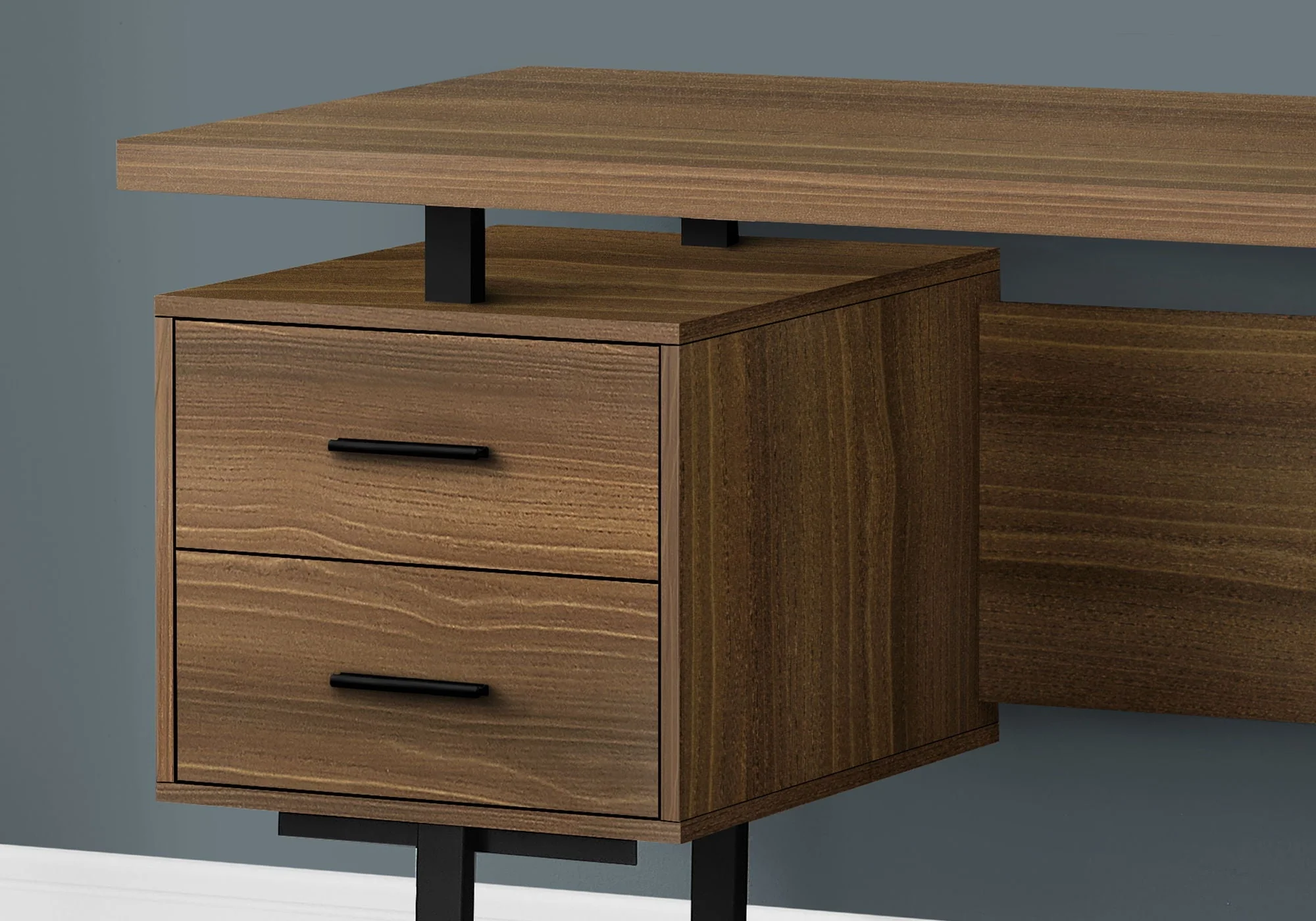 Computer Desk For Home Office, Laptop, Left, Right Set - Up, Storage Drawers, Contemporary & Modern - Image 19