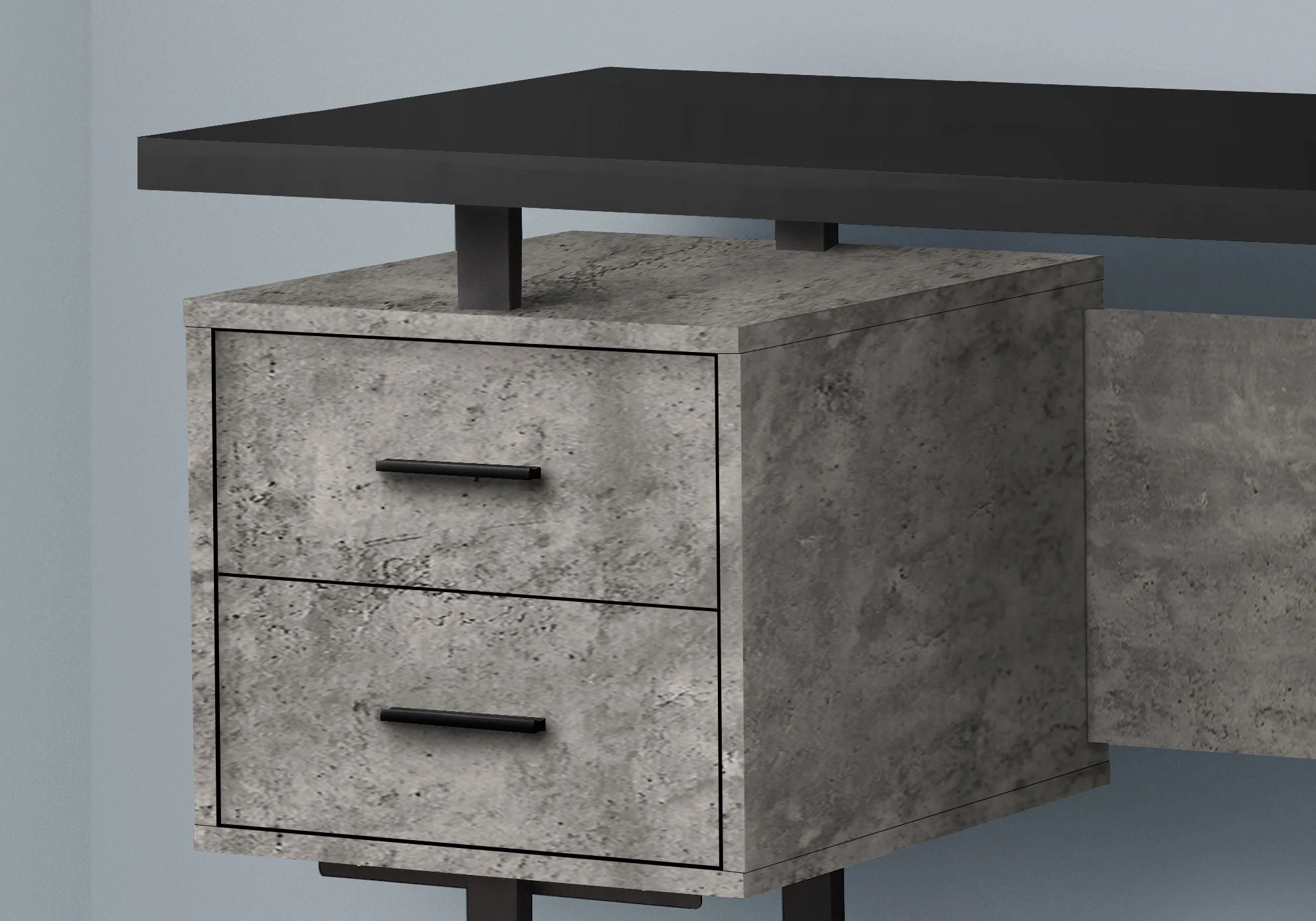 Computer Desk For Home Office, Laptop, Left, Right Set - Up, Storage Drawers, Contemporary & Modern - Image 27