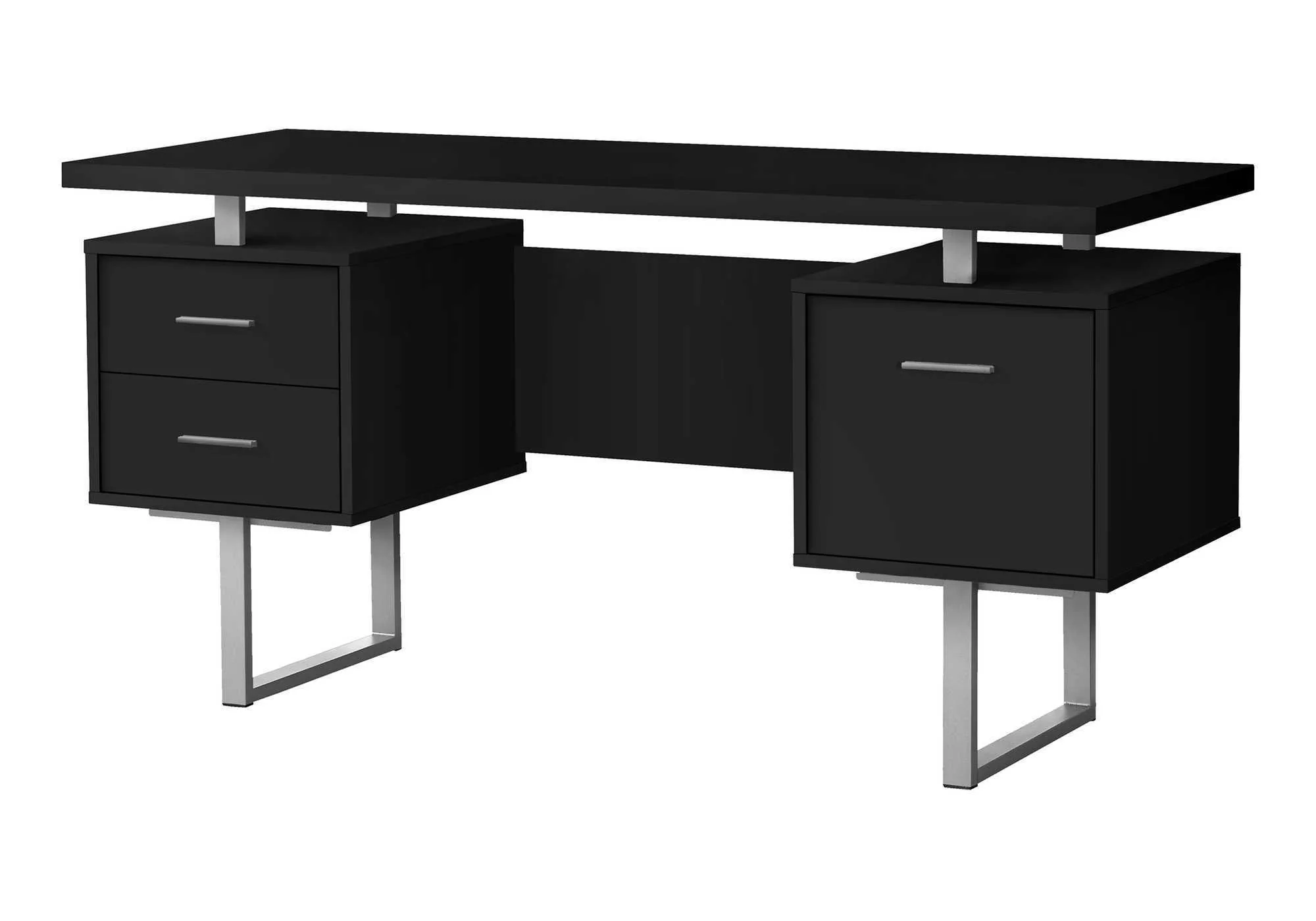 Computer Desk For Home Office, Laptop, Left, Right Set - Up, Storage Drawers, Contemporary & Modern - Image 7