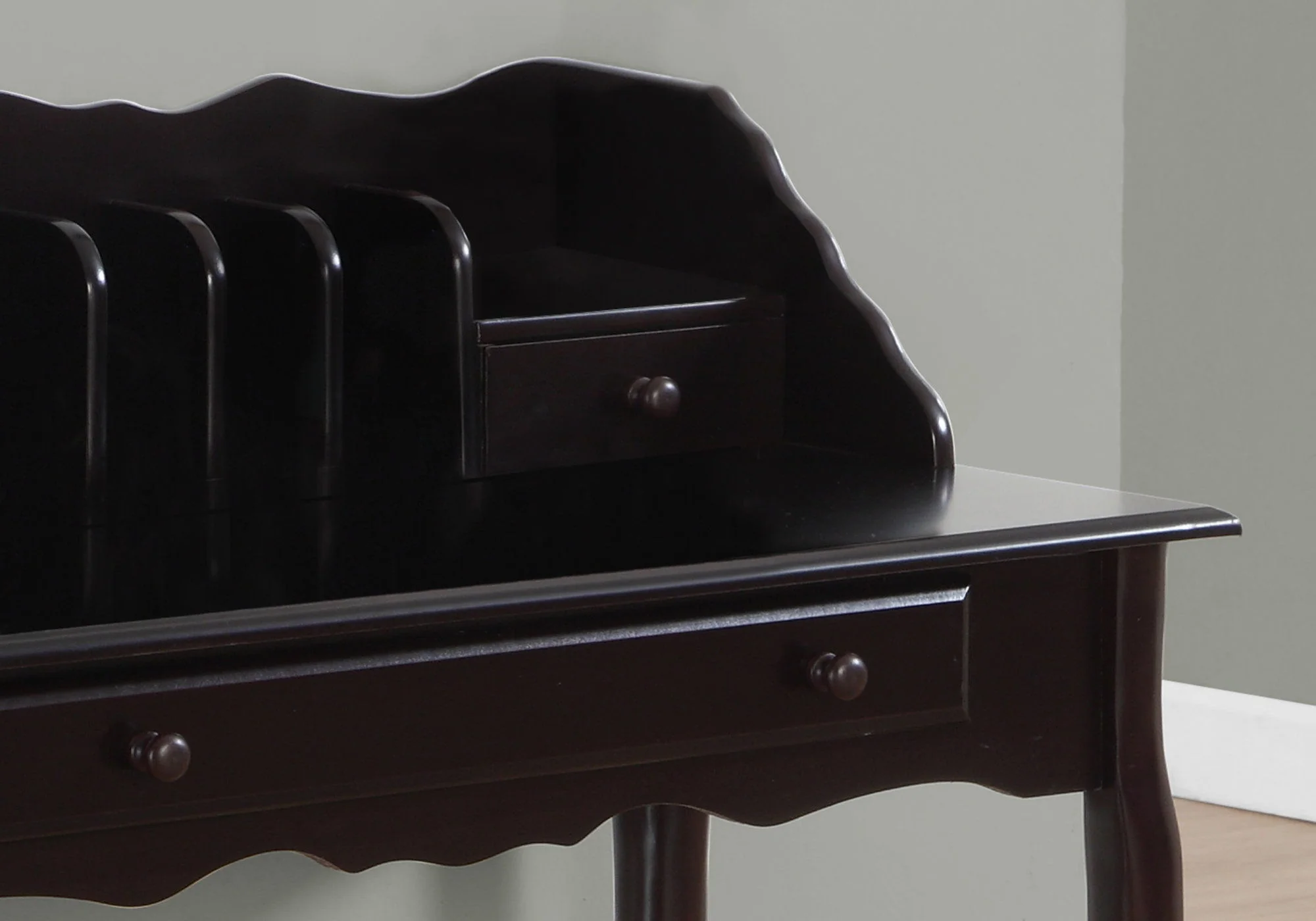 Computer Desk For Home Office, Laptop, Storage Drawers, Traditional - Image 2