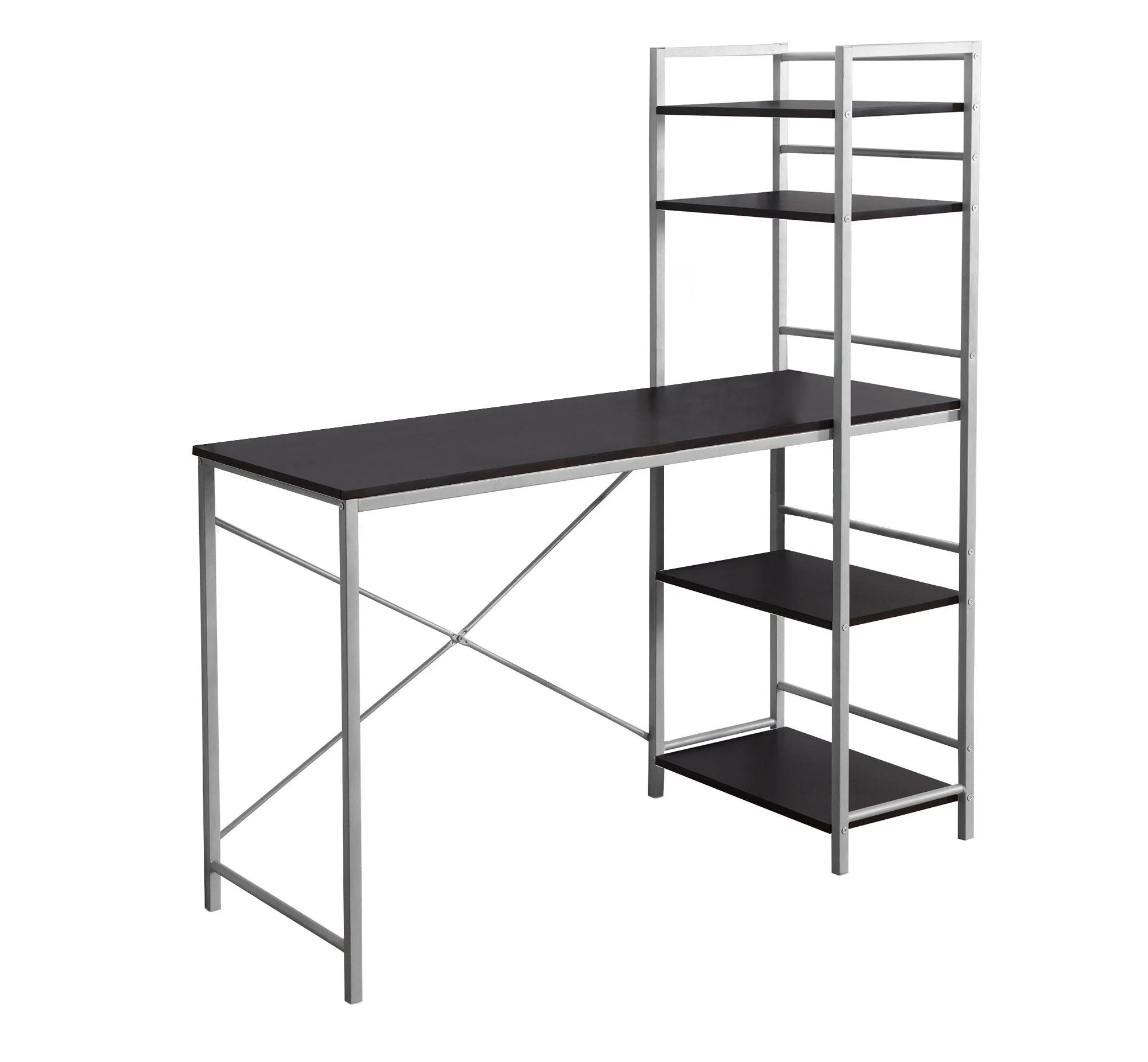 Computer Desk For Home Office, Laptop Storage Shelves - Image 2