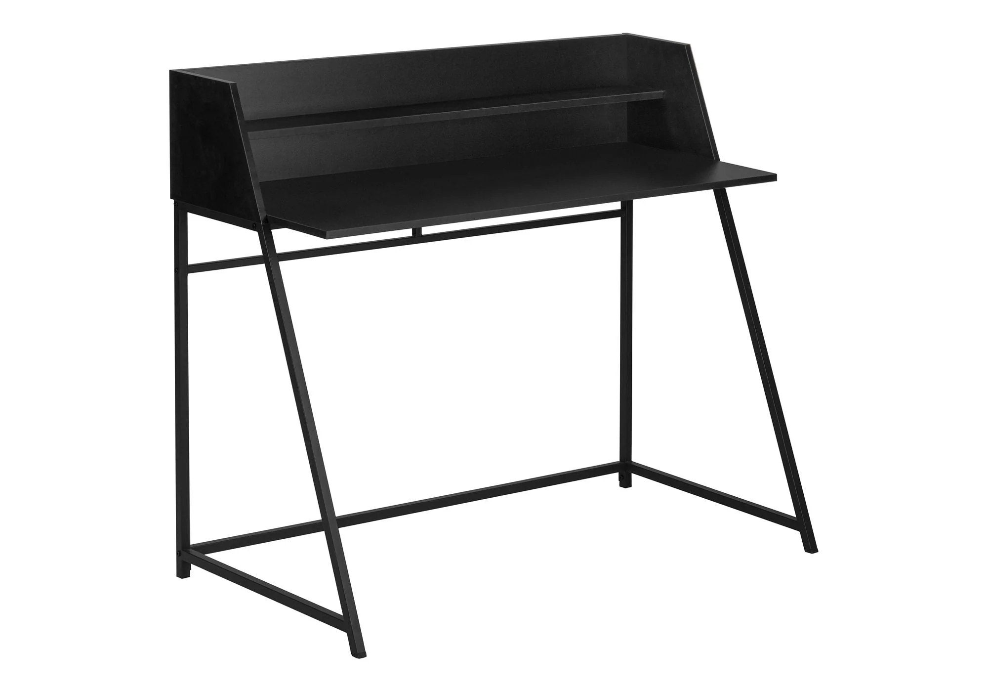 Computer Desk For Home Office Laptop, Storage Shelves, Contemporary & Modern - Image 3