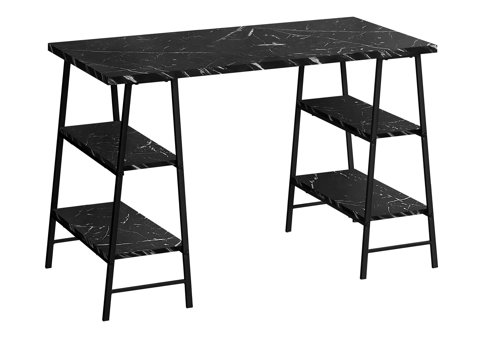 Computer Desk For Home Office, Laptop, Storage Shelves, Contemporary & Modern - Image 5
