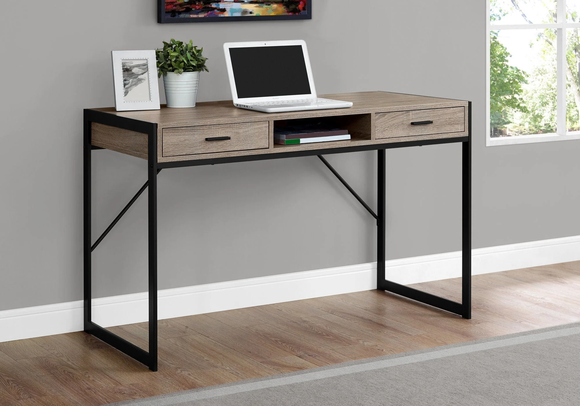Computer Desk For Home Office Laptop with Storage Drawers - Image 6