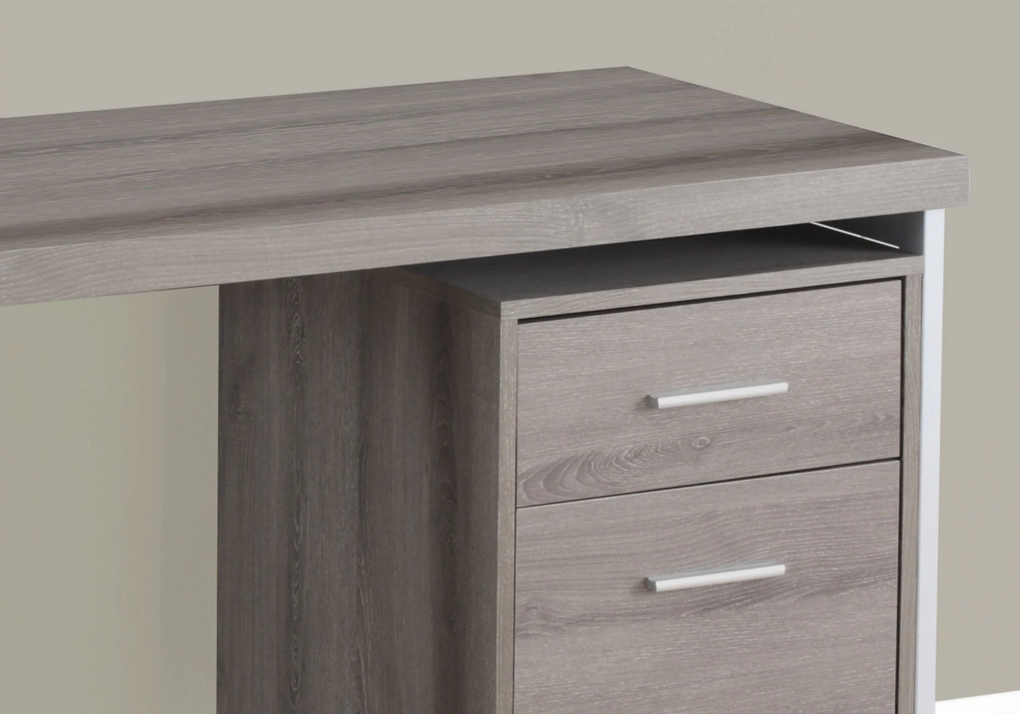 Computer Desk For Home Office, Left, Right Set - Up, Storage Drawers, Modern Design - Image 4