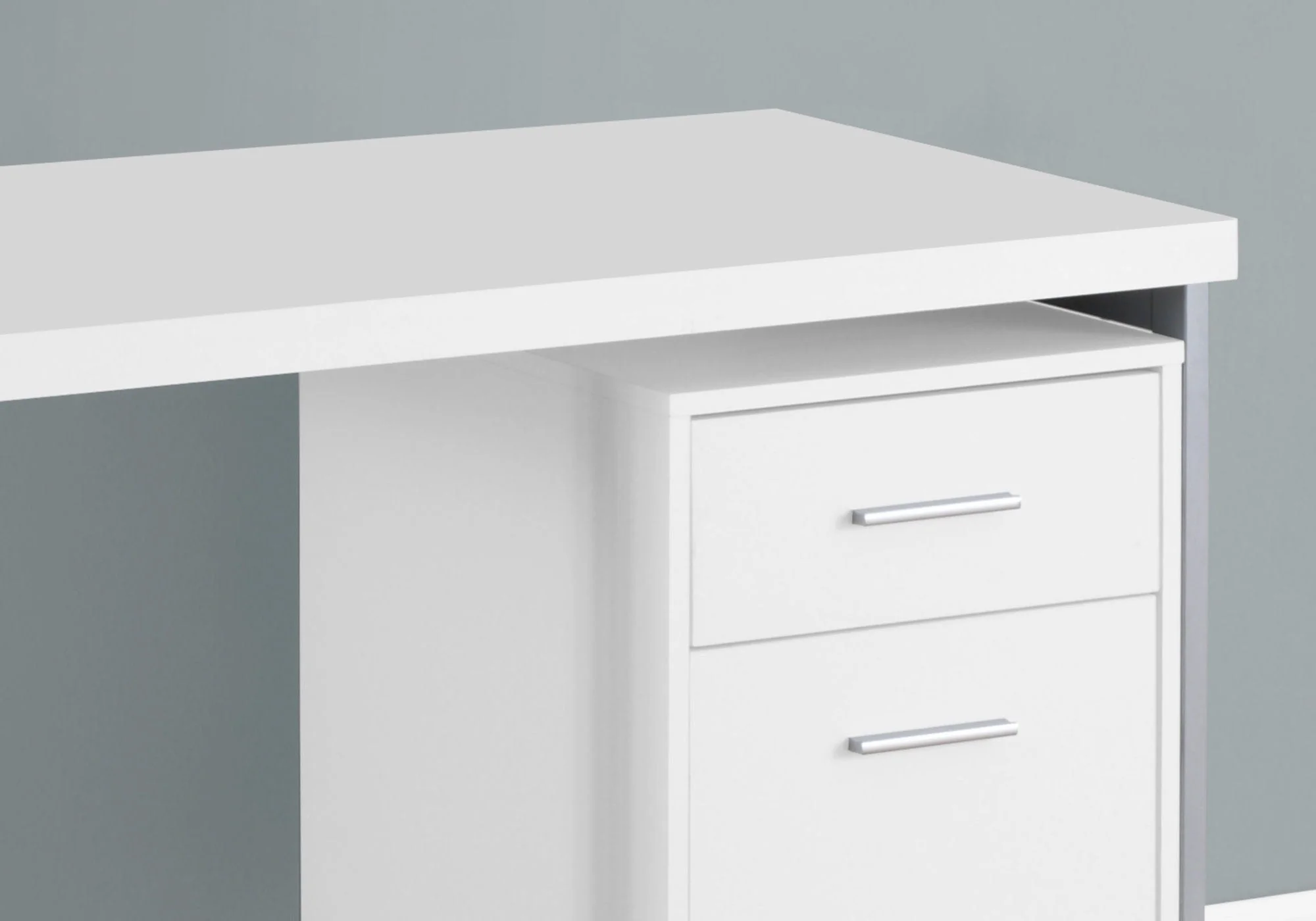 Computer Desk For Home Office, Left, Right Set - Up, Storage Drawers, Modern Design - Image 9