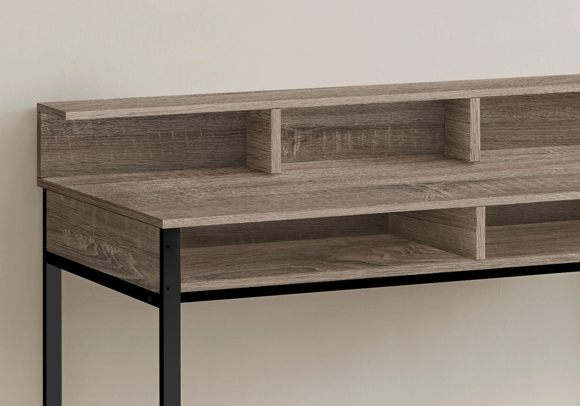 Computer Desk For Home Office, Standing, Storage Shelves, Laptop, Contemporary & Modern - Image 9