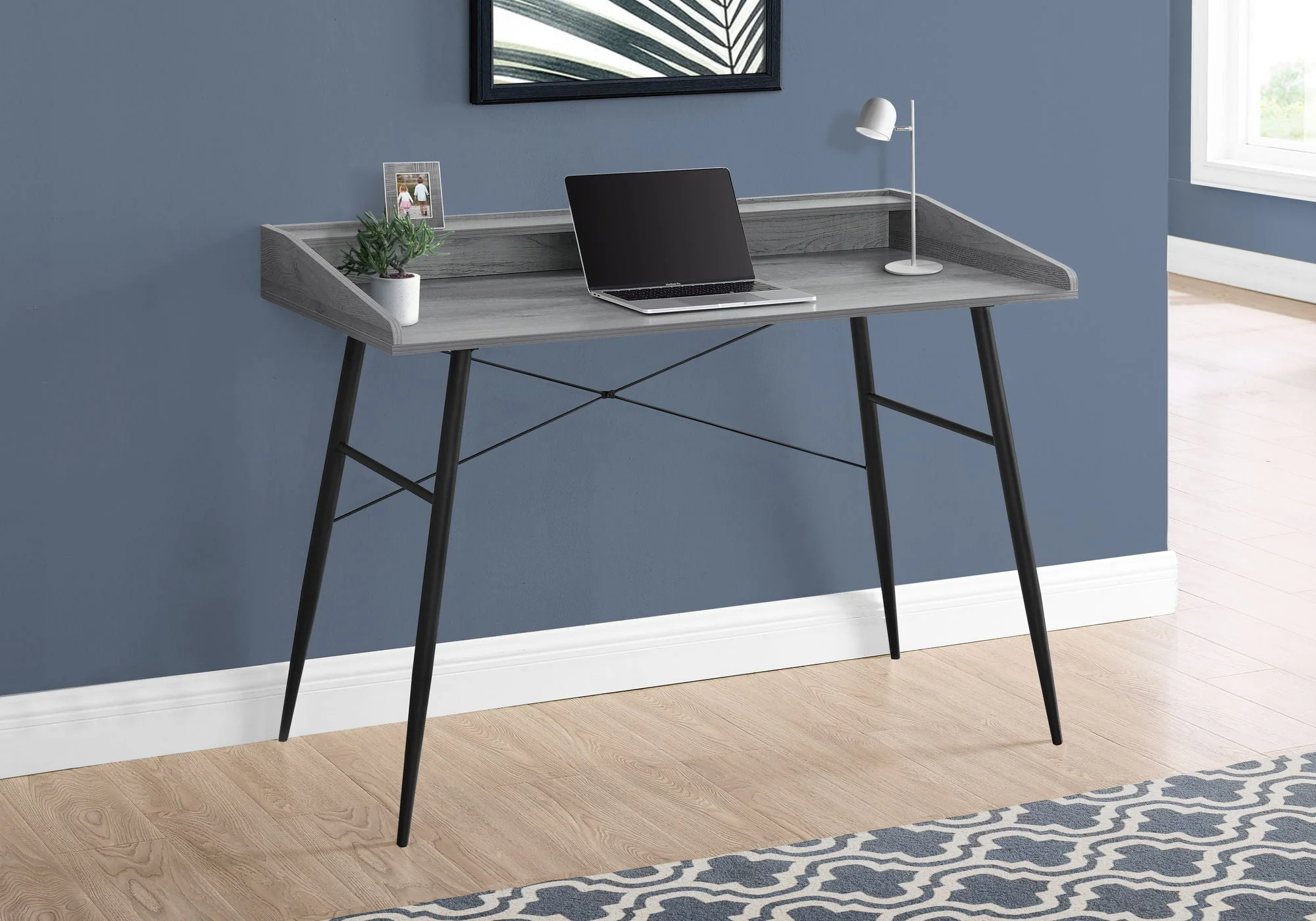 Computer Desk For Home Office, Sturdy Construction, Storage Shelves - Image 11