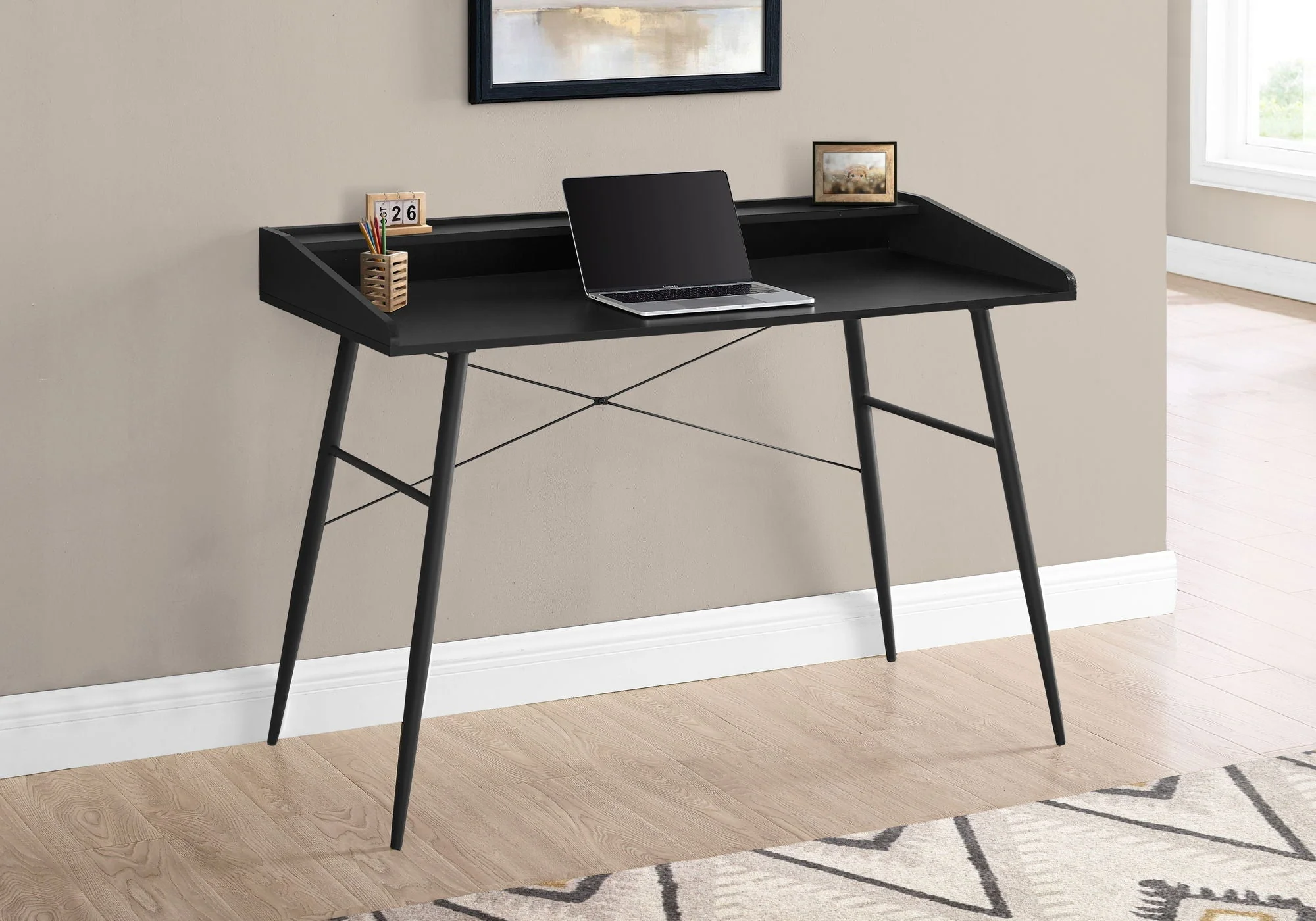 Computer Desk For Home Office, Sturdy Construction, Storage Shelves - Image 17