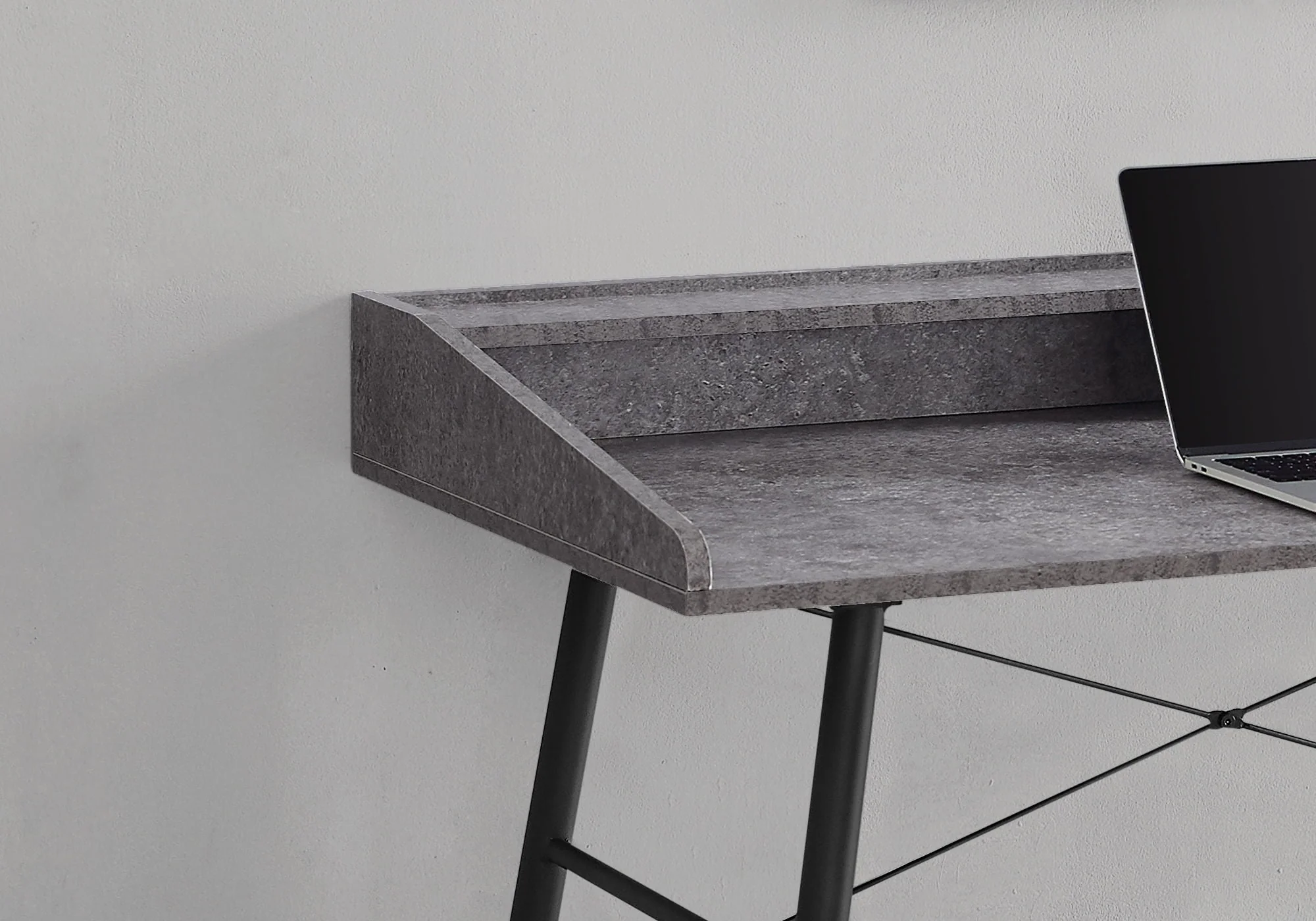 Computer Desk For Home Office, Sturdy Construction, Storage Shelves - Image 8