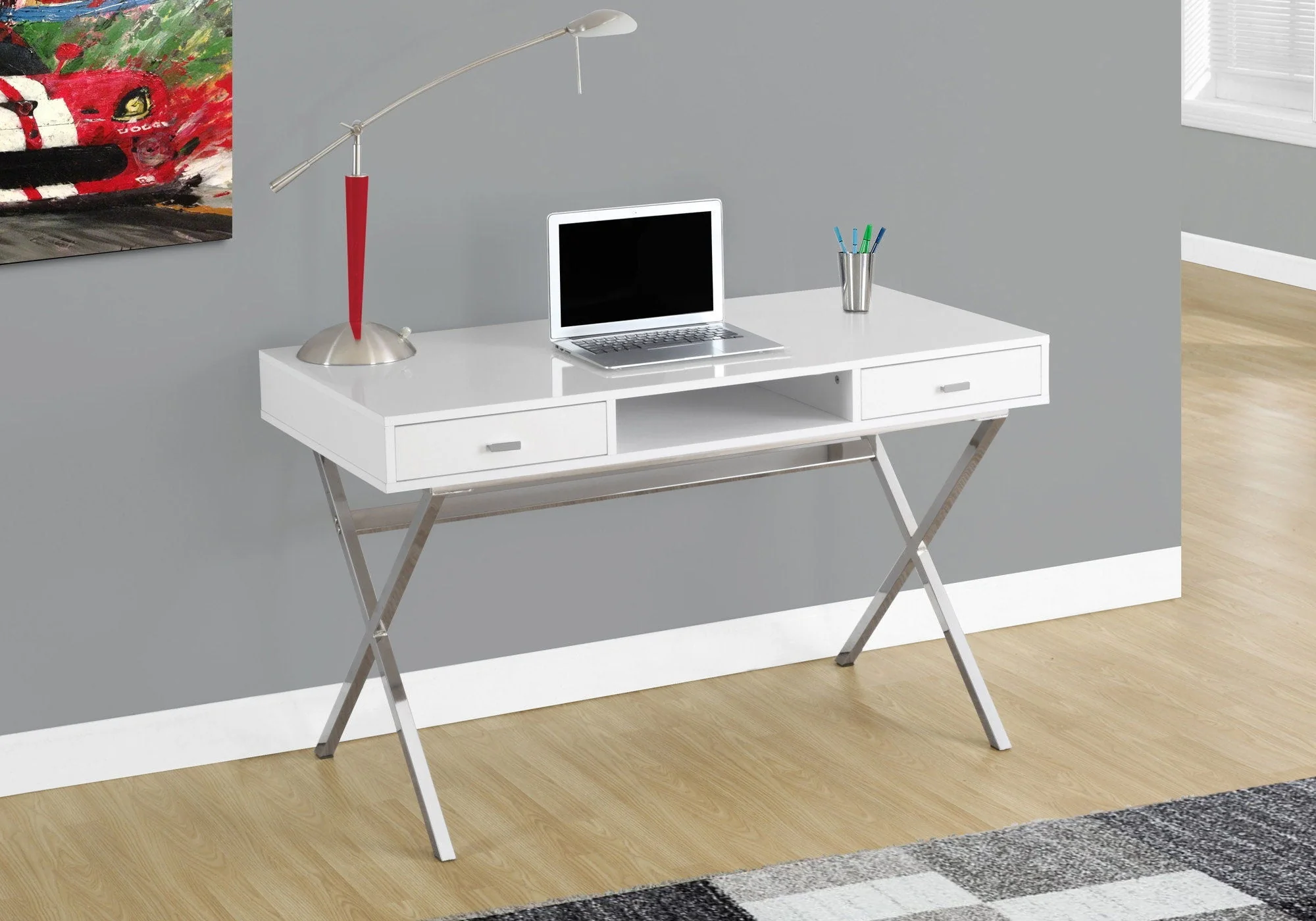 Computer Desk for Home Office with Storage Drawers - Image 10