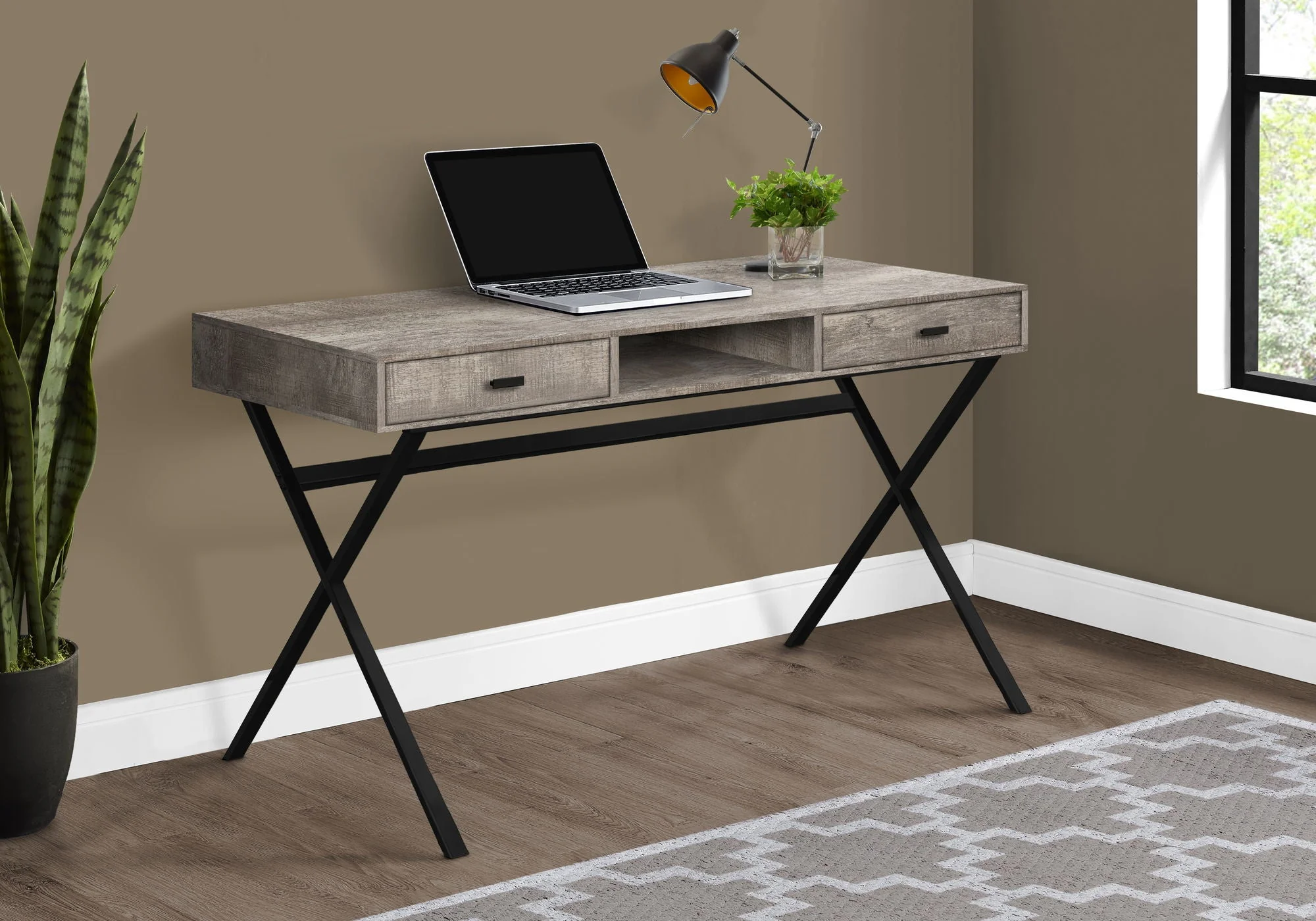 Computer Desk for Home Office with Storage Drawers - Image 12