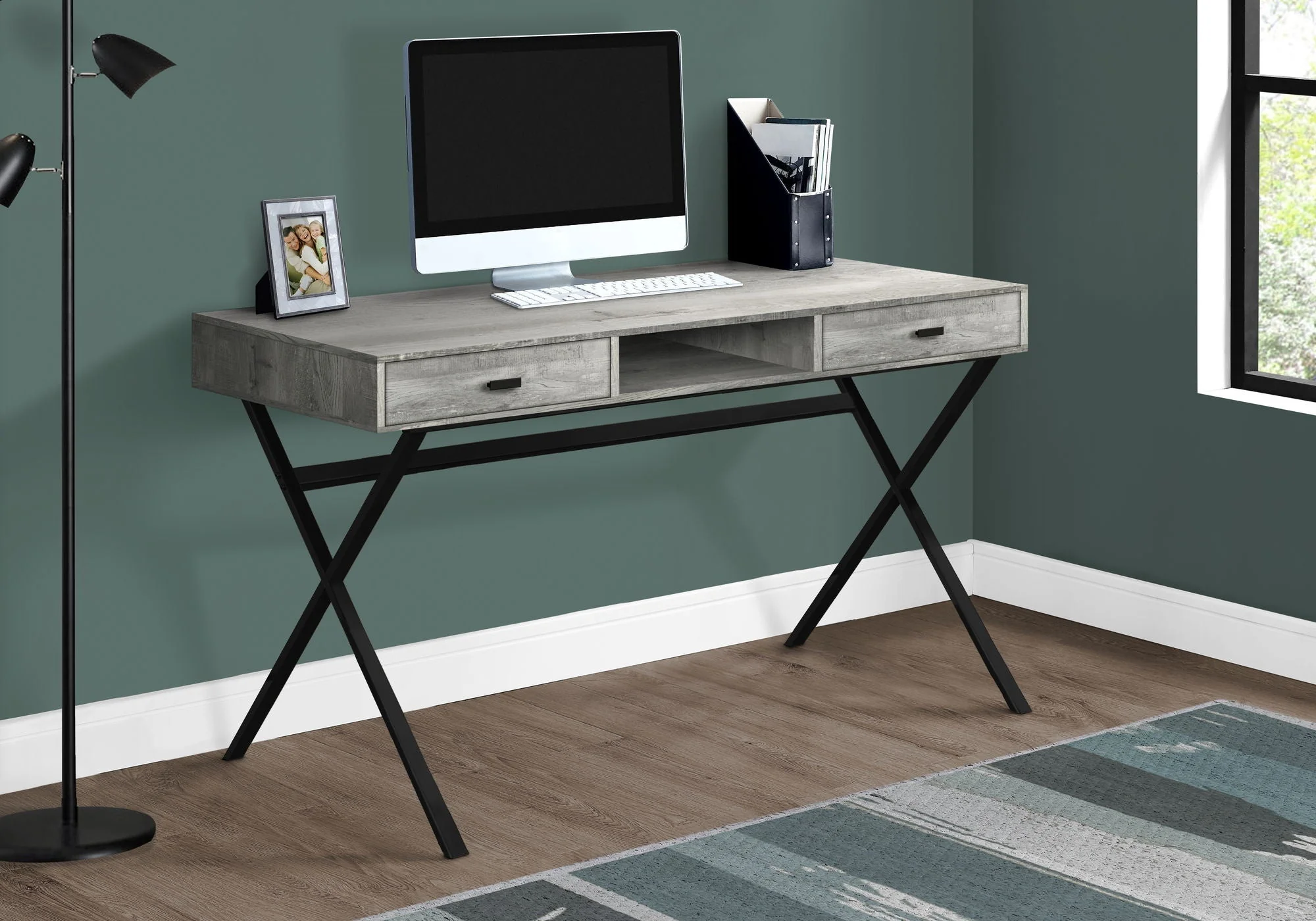 Computer Desk for Home Office with Storage Drawers - Image 13