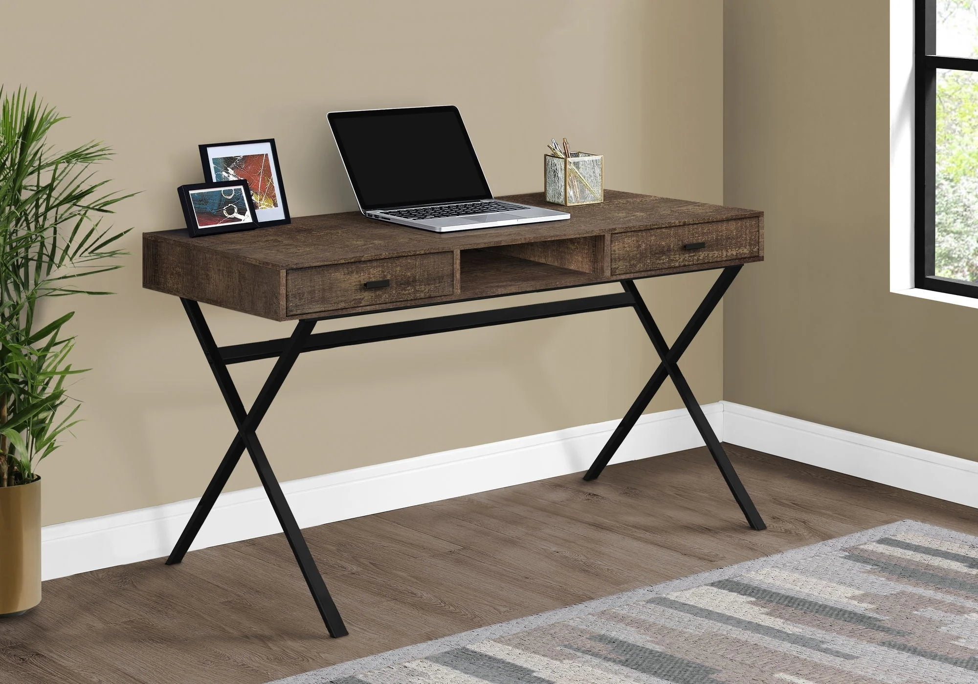 Computer Desk for Home Office with Storage Drawers - Image 7
