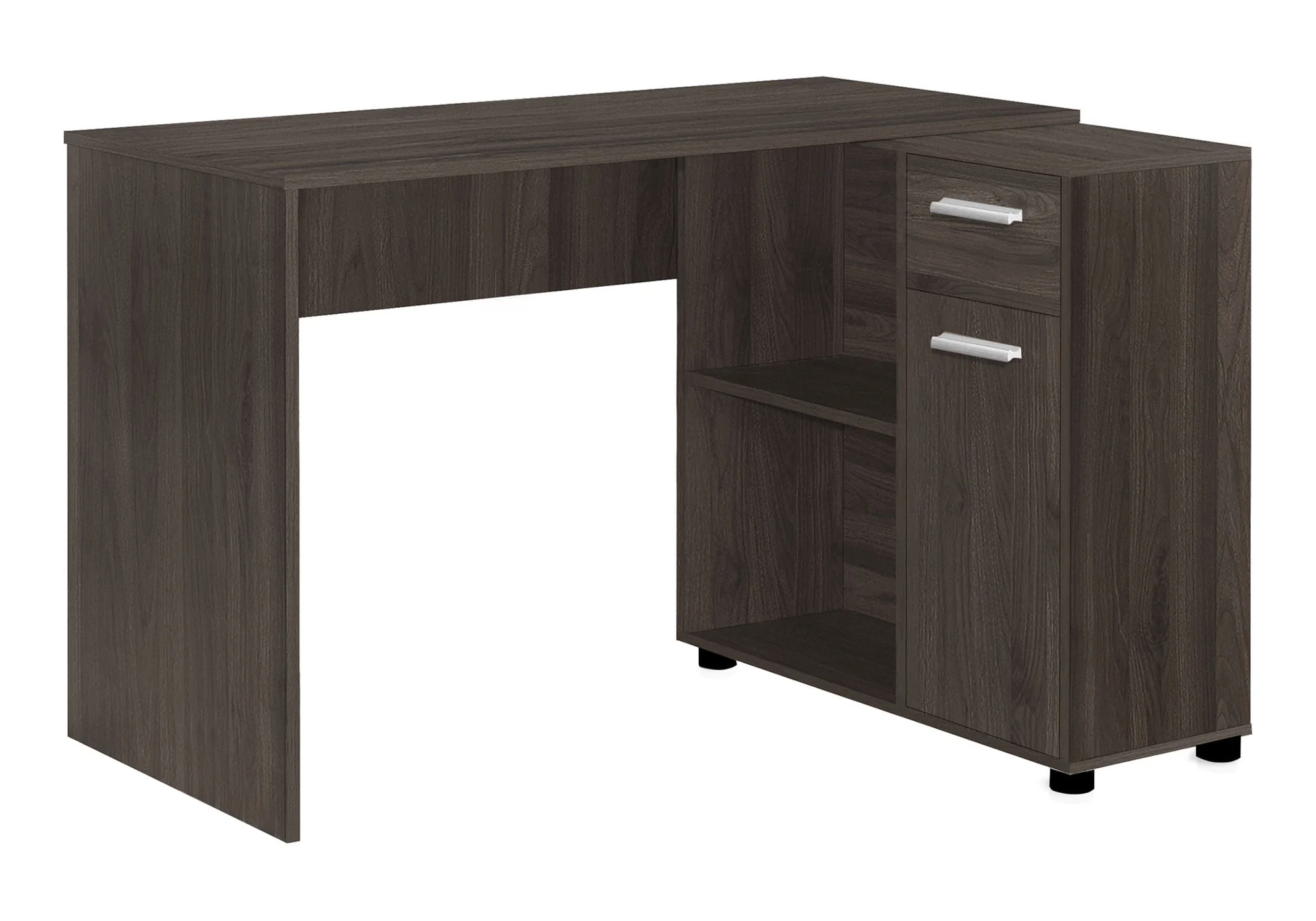 Computer Desk, Home Office, Corner, Storage Drawers, L Shape, Contemporary & Modern - Image 2