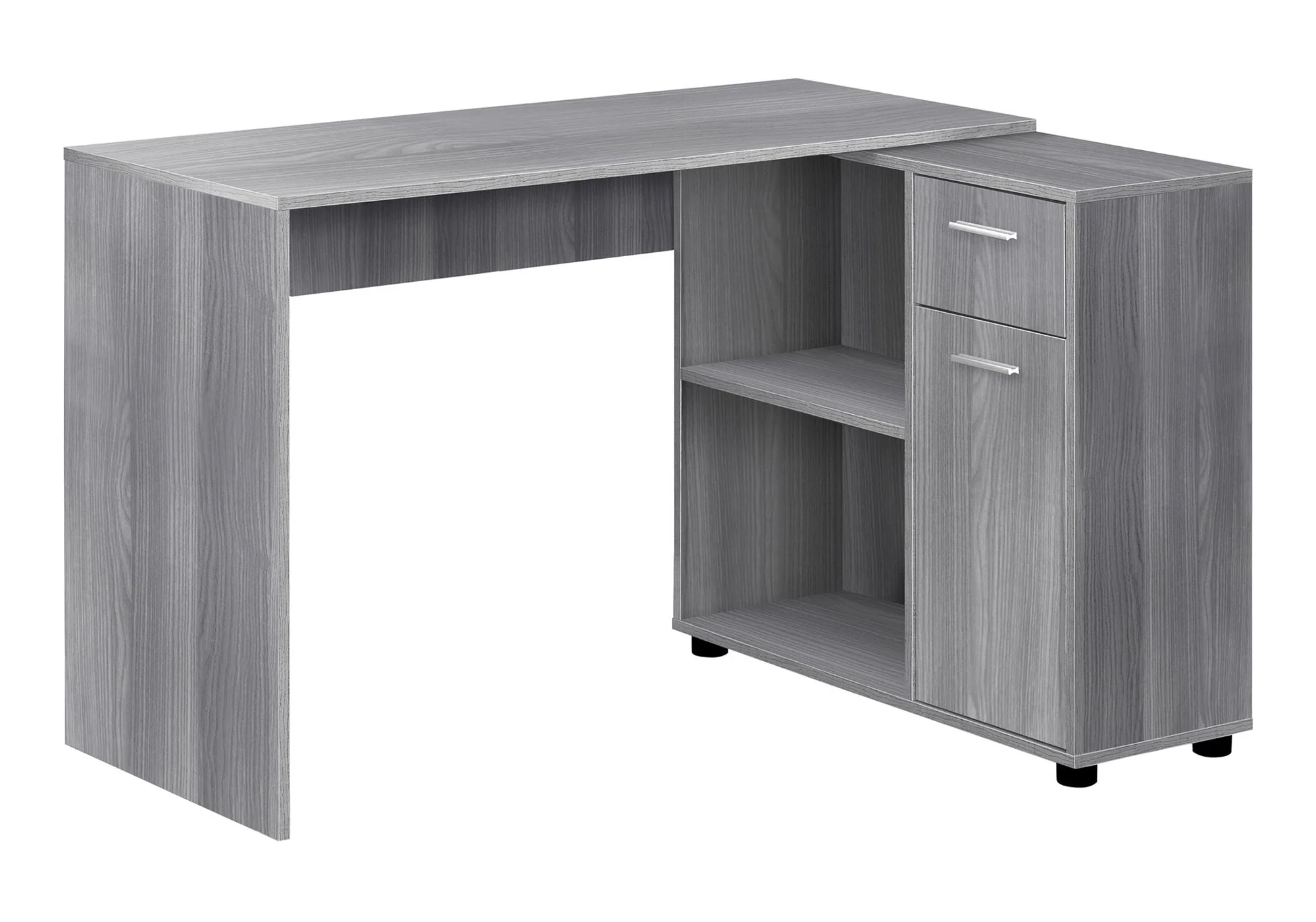 Computer Desk, Home Office, Corner, Storage Drawers, L Shape, Contemporary & Modern - Image 3