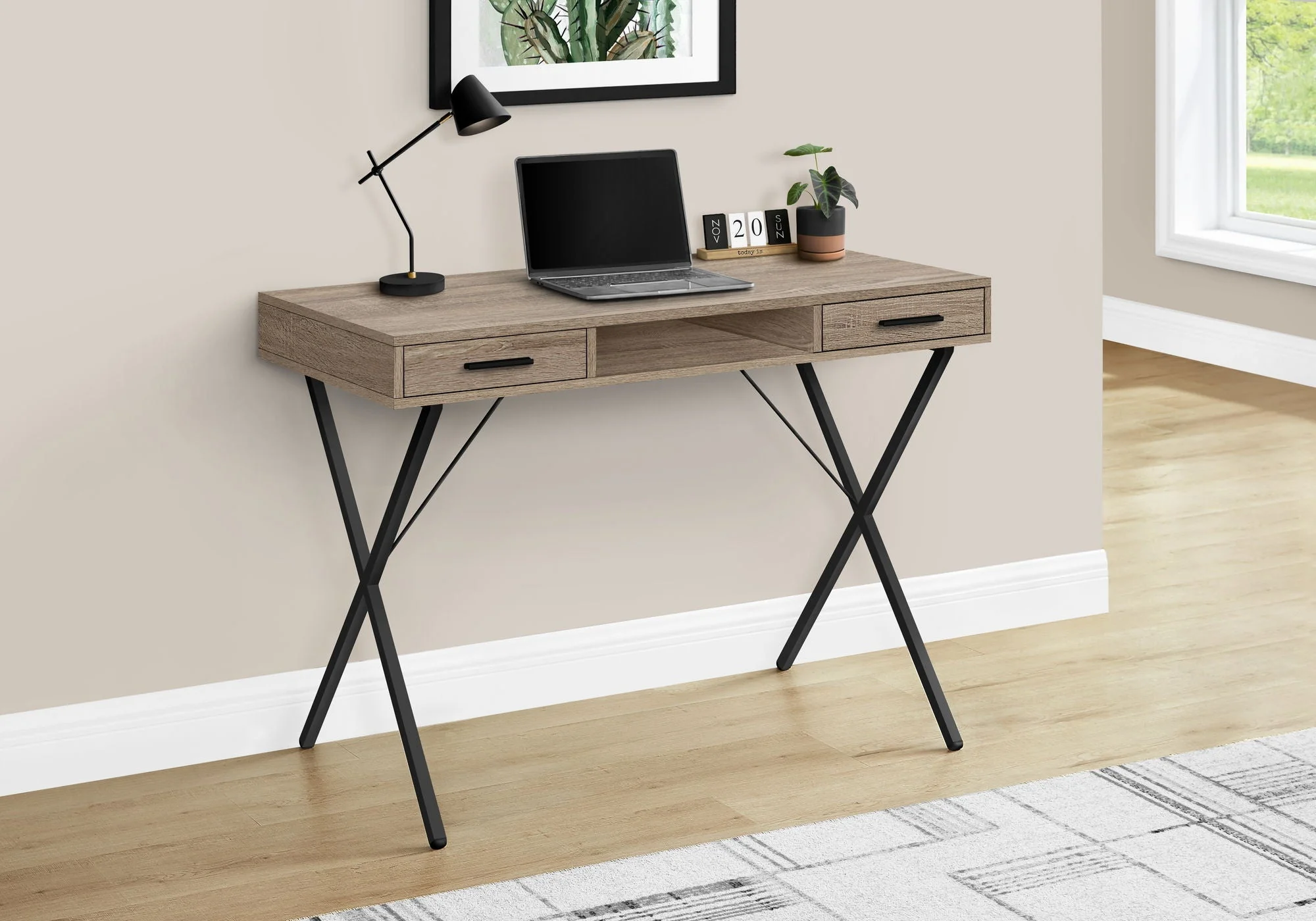 Computer Desk, Home Office, Laptop, Left / Right Set-Up, Storage Drawers, Work, Contemporary, Modern - Image 15