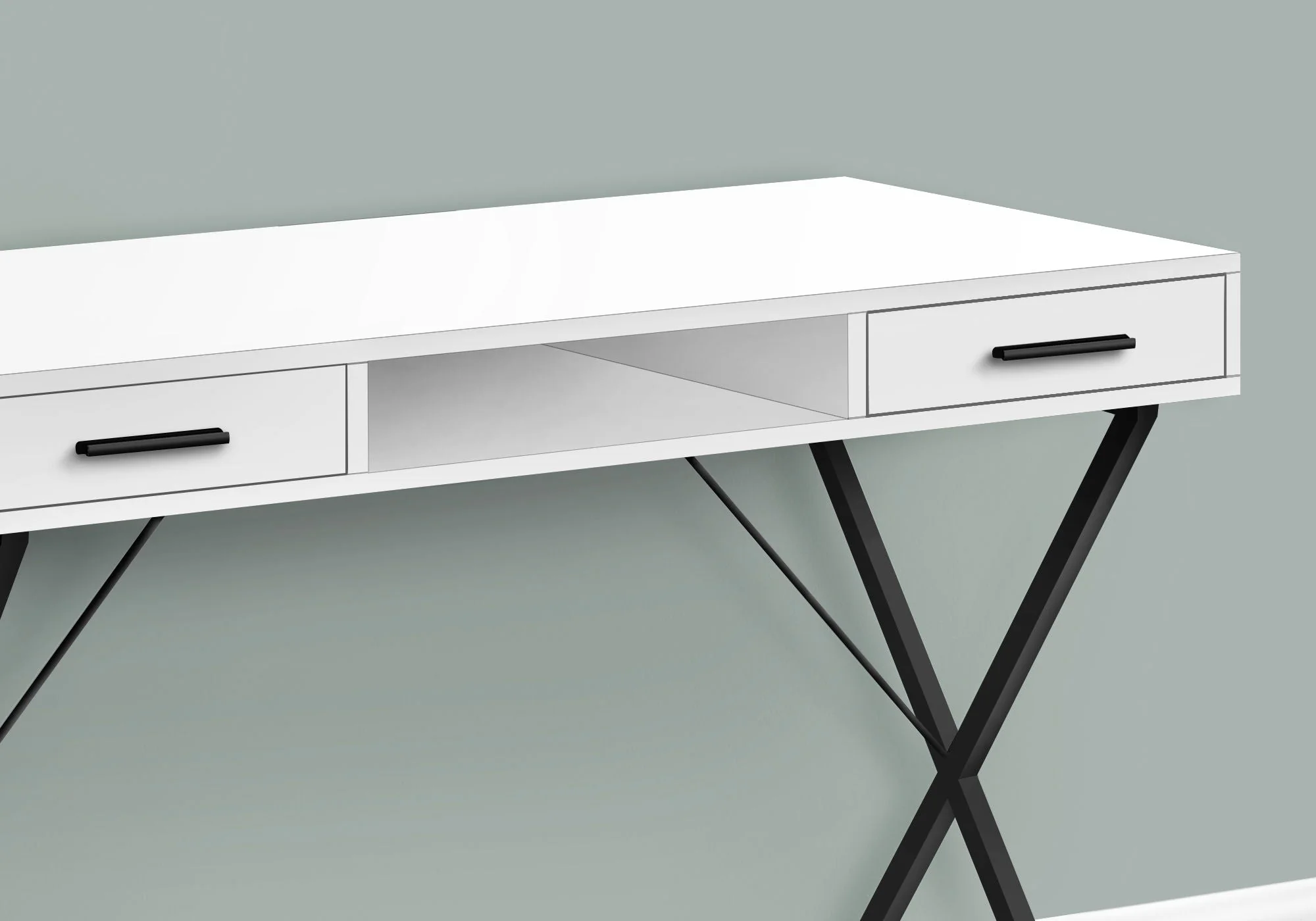 Computer Desk, Home Office, Laptop, Left / Right Set-Up, Storage Drawers, Work, Contemporary, Modern - Image 8