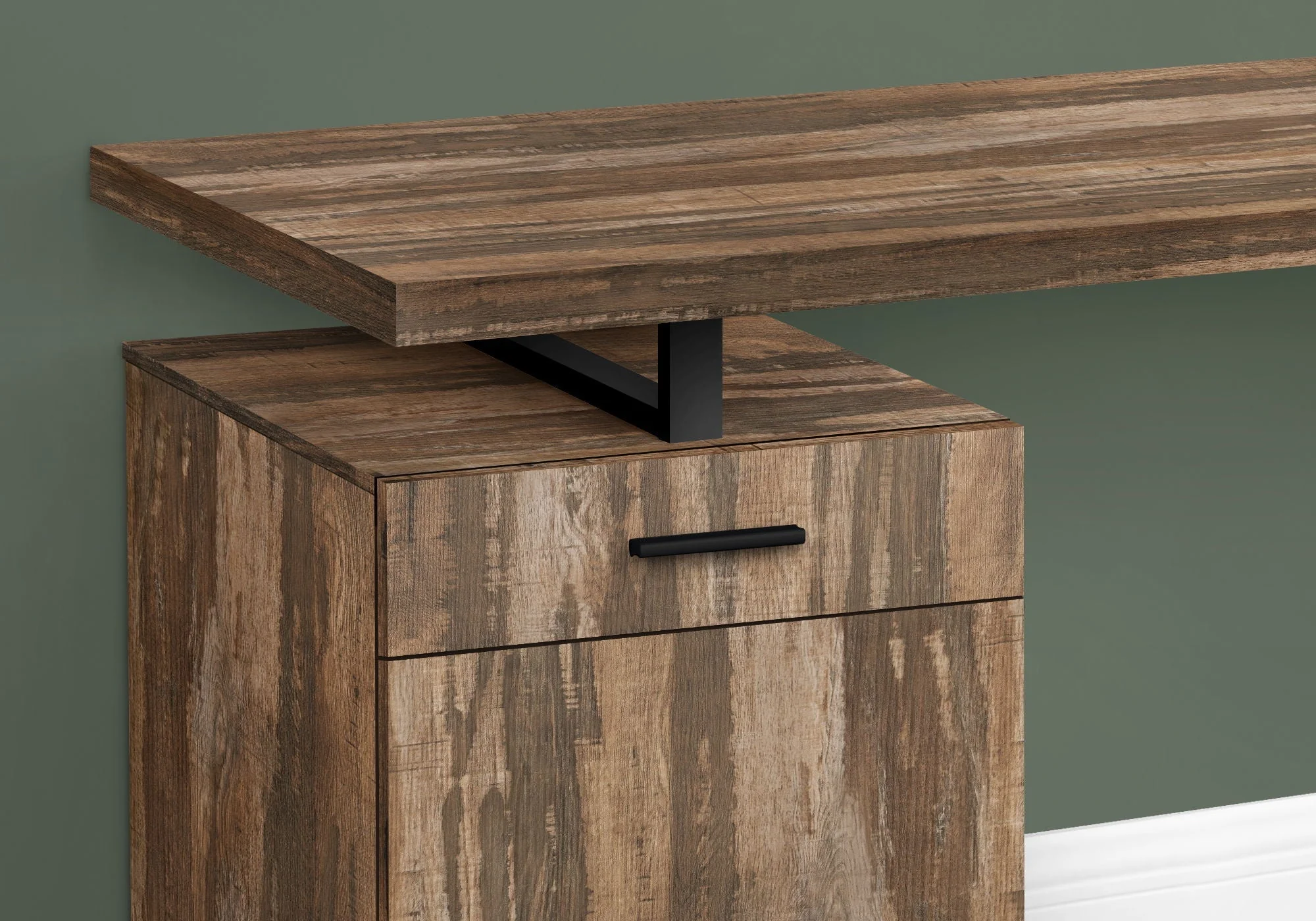 Computer Desk, Home Office, Laptop, Left, Right Set-Up, Storage Drawers, Work, Contemporary, Modern - Image 17