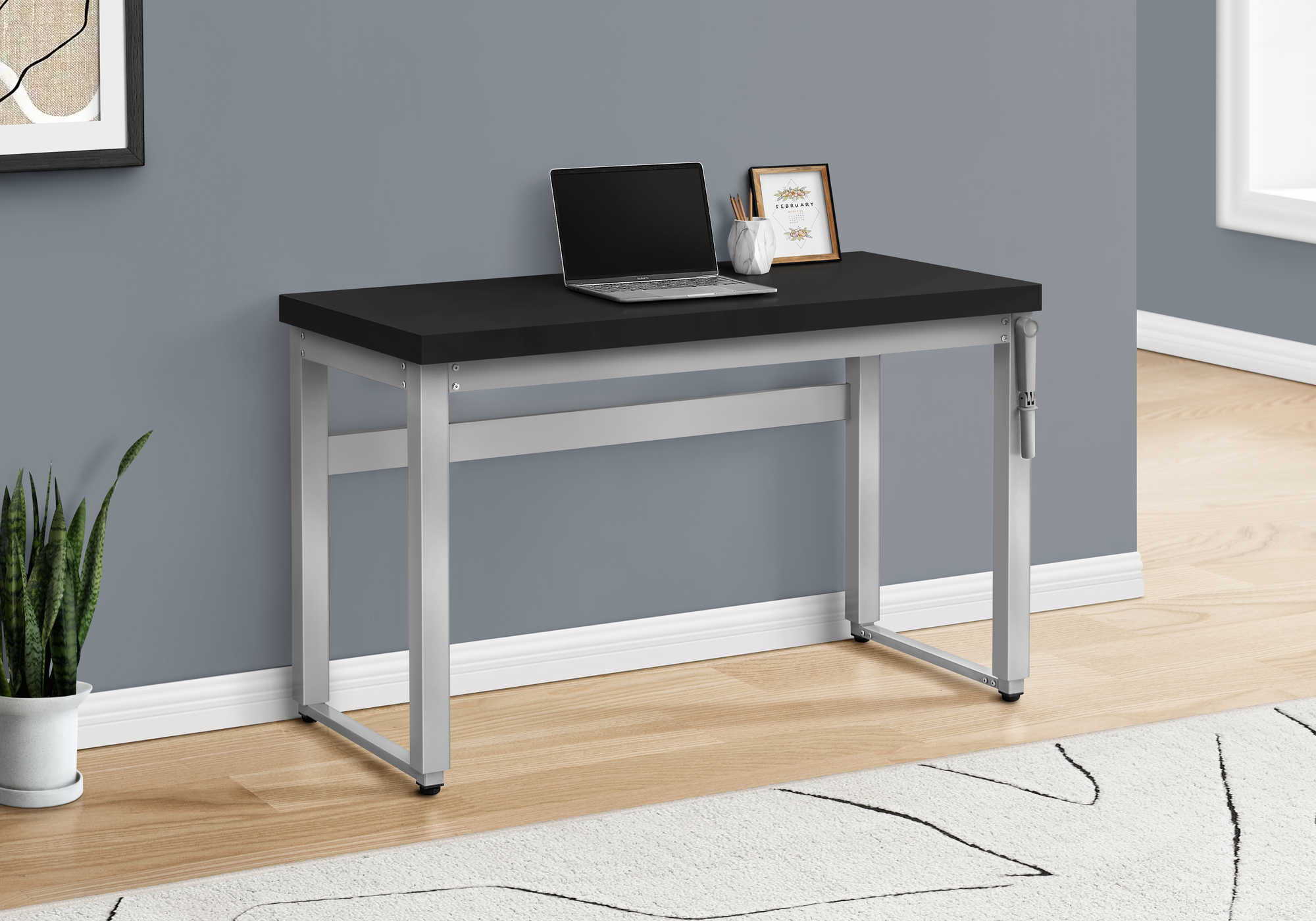 Computer Desk Home Office, Standing, Adjustable, Laptop - Image 5
