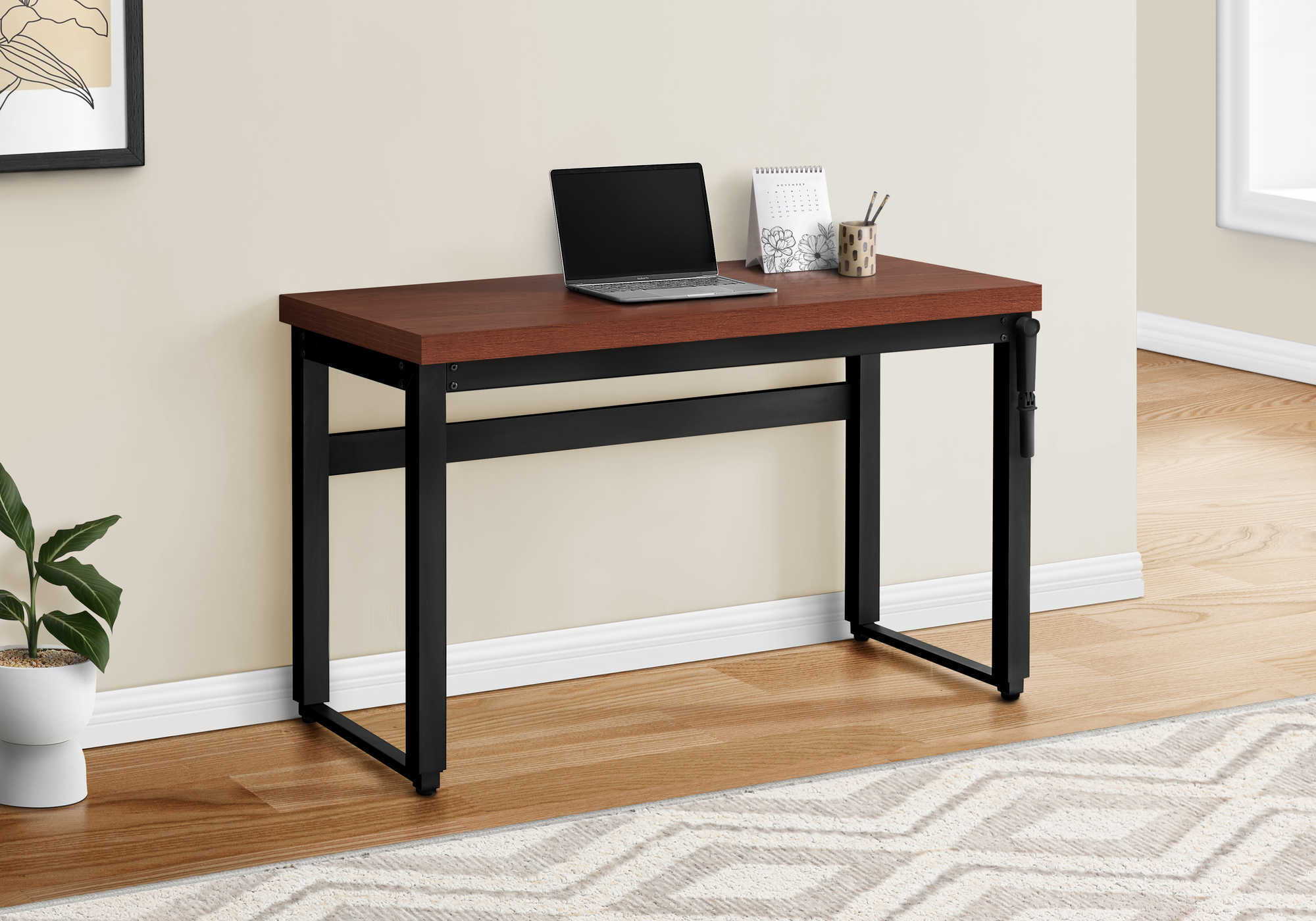 Computer Desk, Home Office, Standing, Adjustable, Laptop, Contemporary & Modern - Image 20