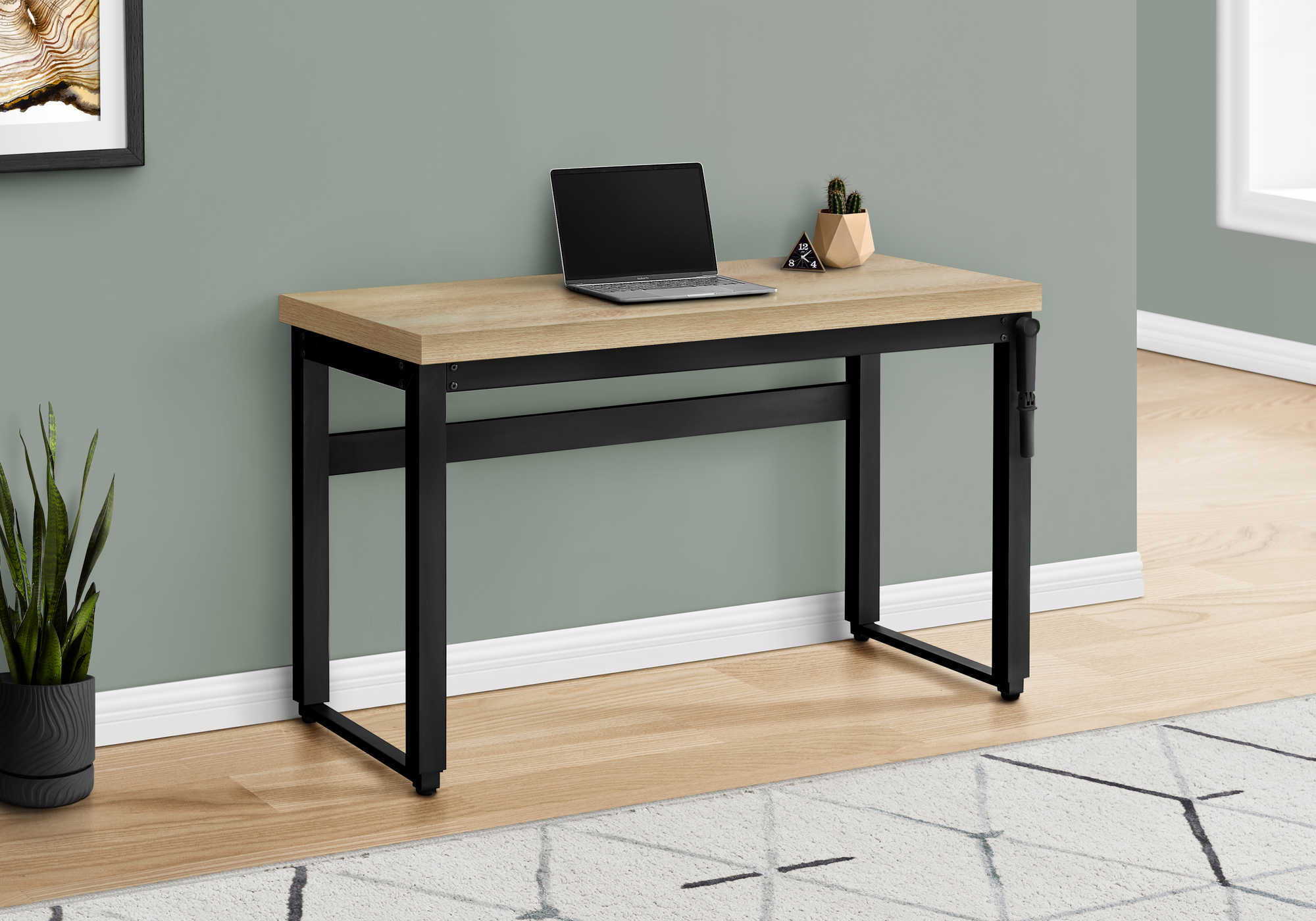 Computer Desk, Home Office, Standing, Adjustable, Laptop, Contemporary & Modern - Image 21